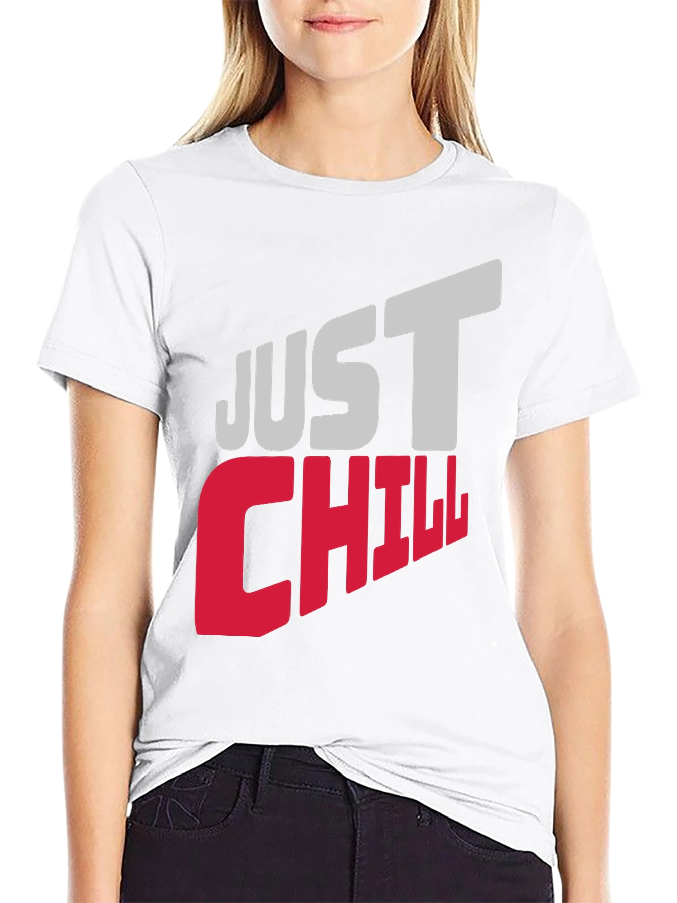 Just Chill Graphic Tee - Relaxed Comfort