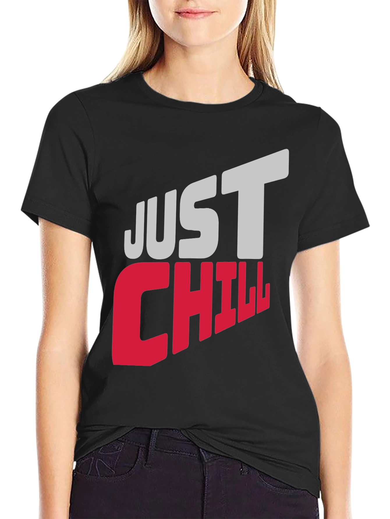 Just Chill Graphic Tee - Relaxed Comfort
