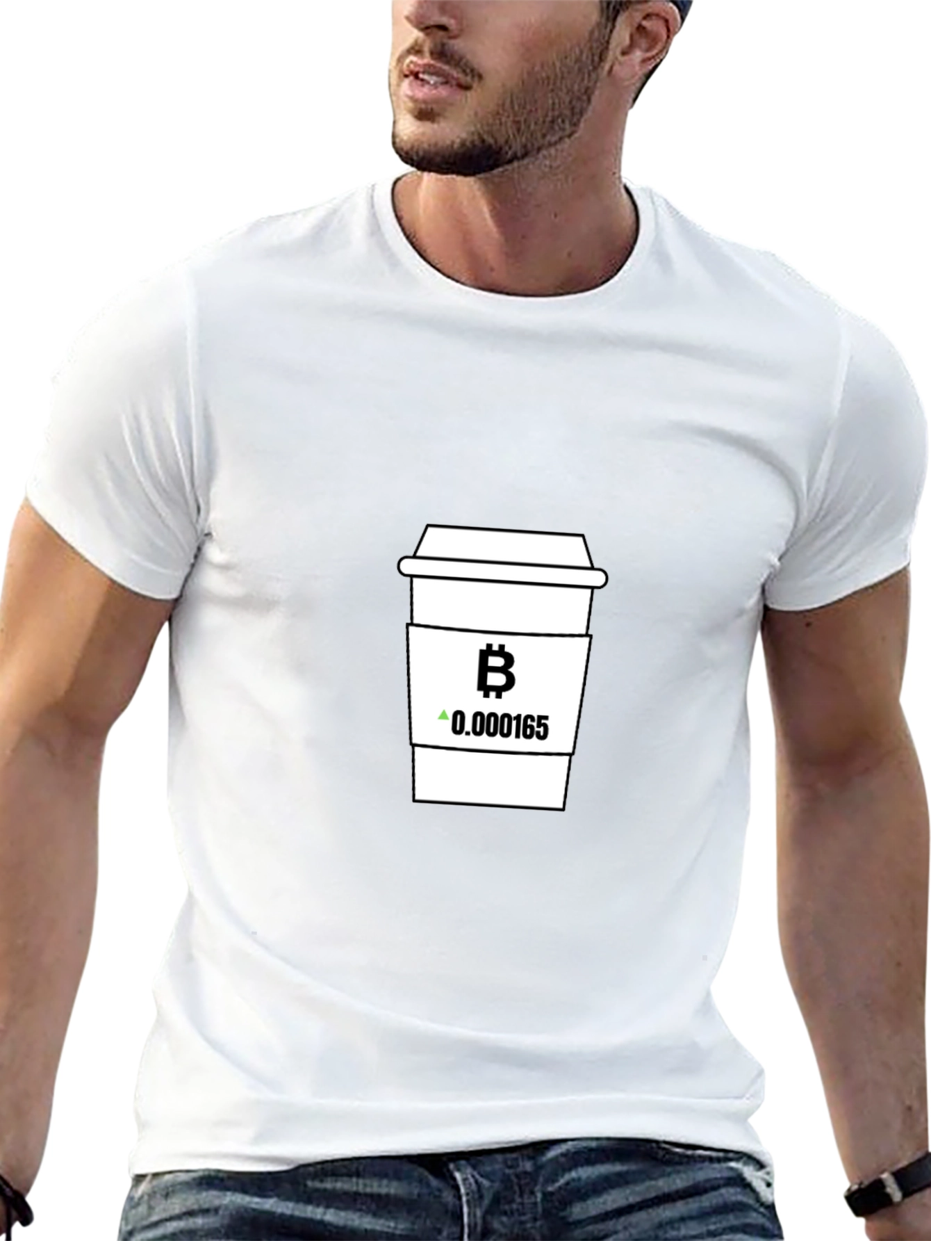 Bitcoin Coffee T-Shirt - Crypto Enthusiast Tee