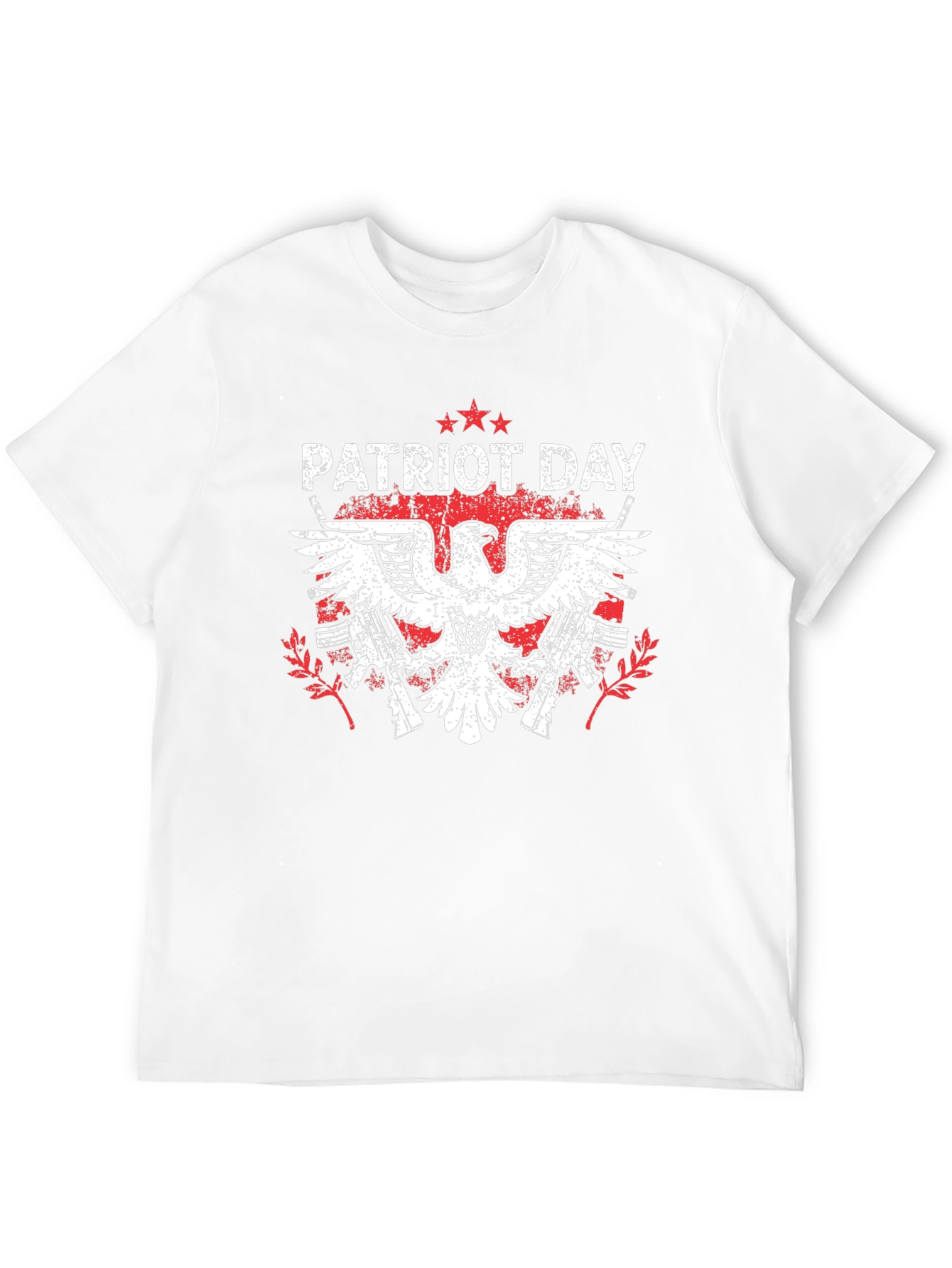 Patriot Day Eagle Graphic Tee - Black
