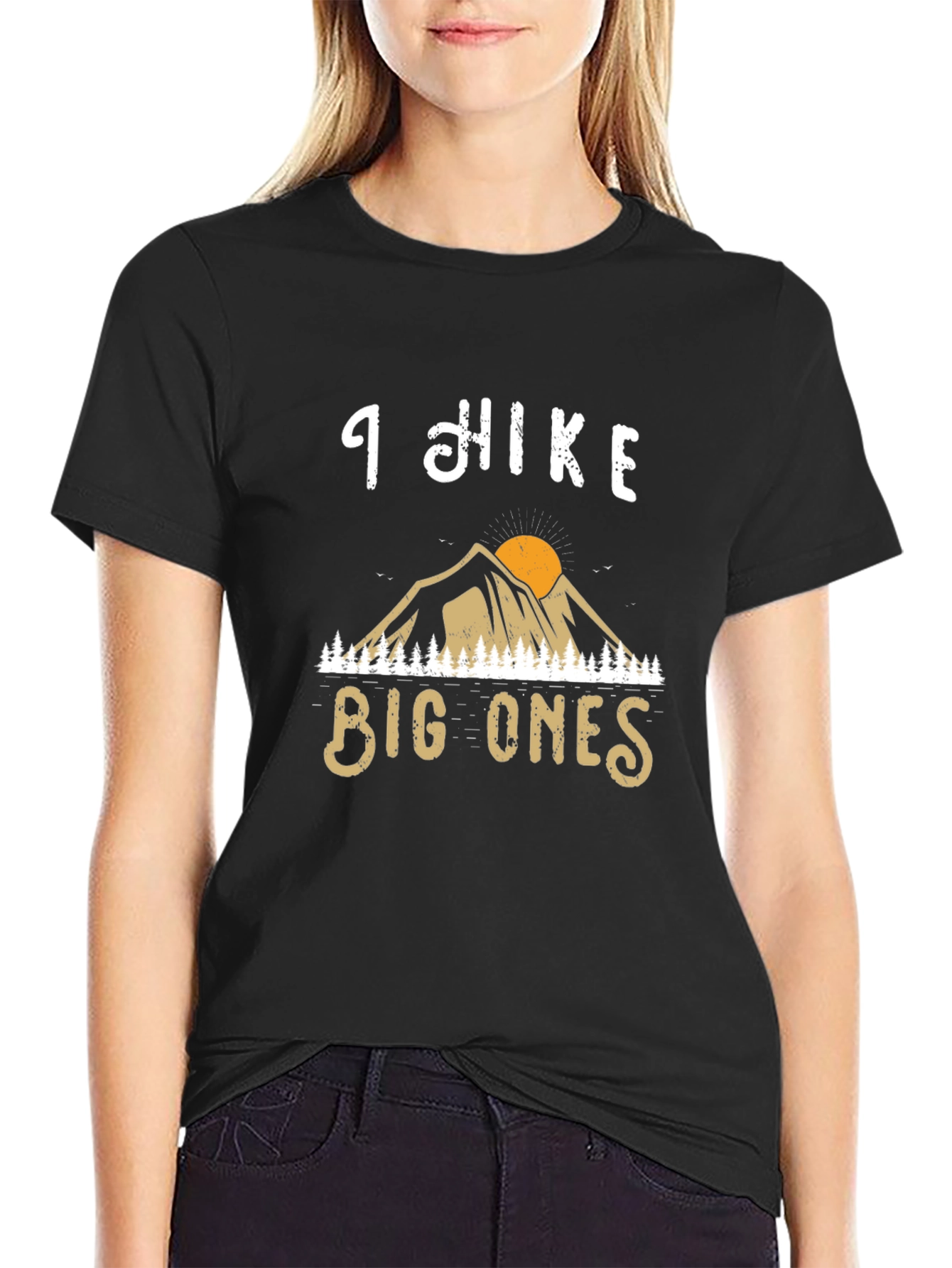 I Hike Big Ones Graphic Tee