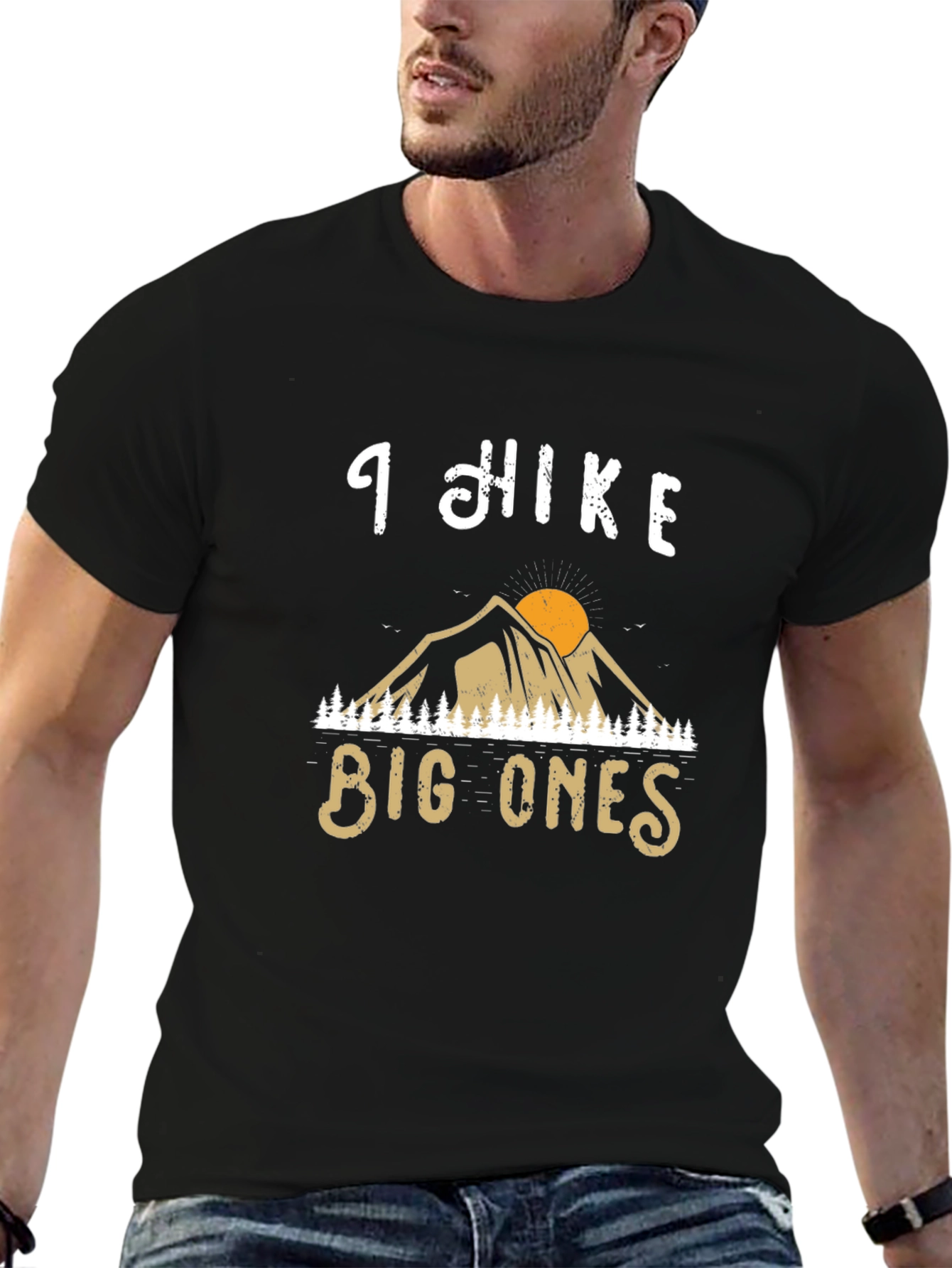 I Hike Big Ones Graphic Tee