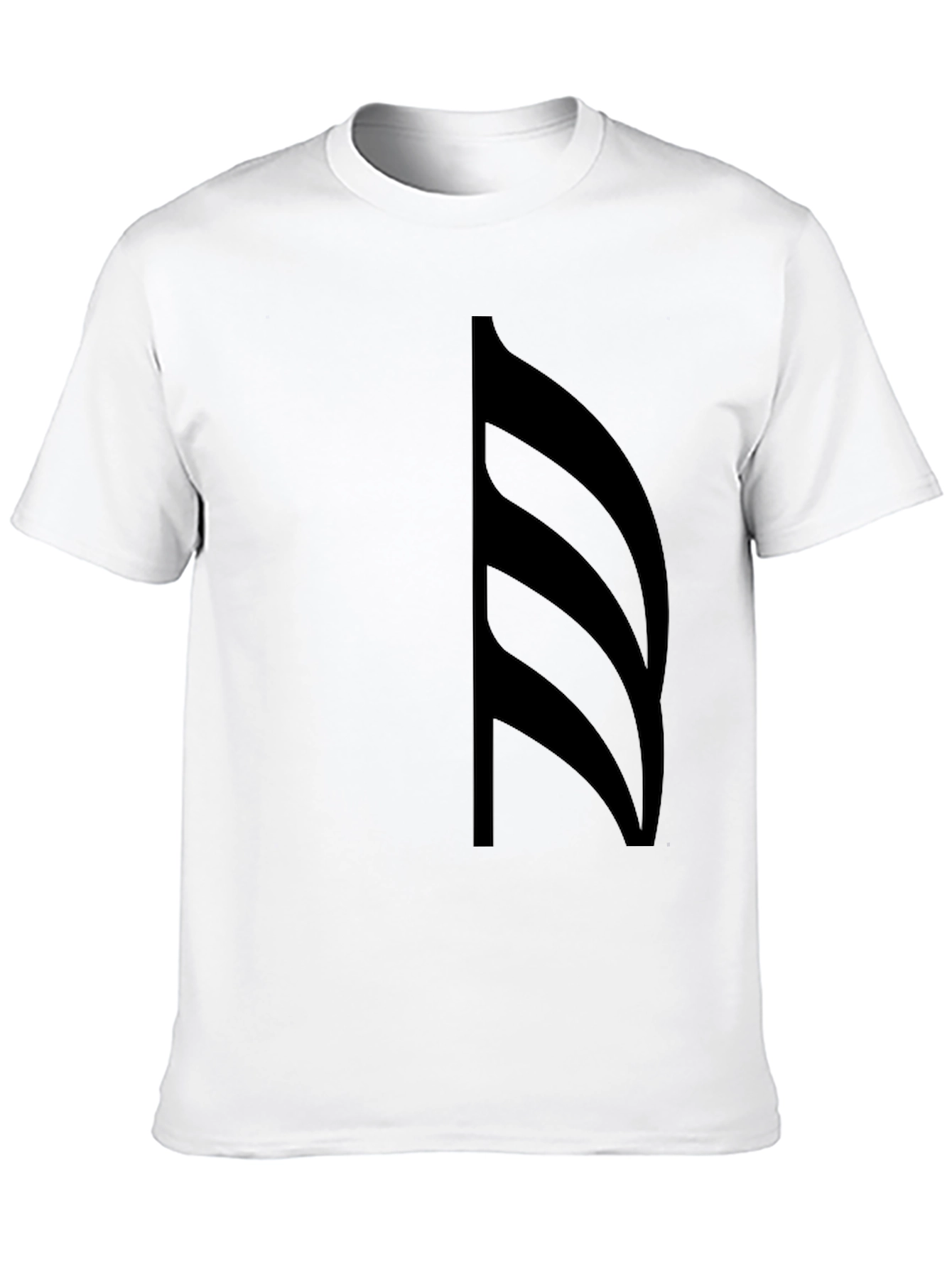 Modern Graphic Tee - Black