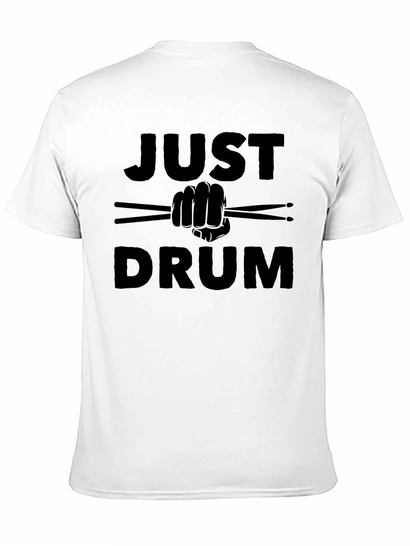 Just Drum - Black Graphic Tee