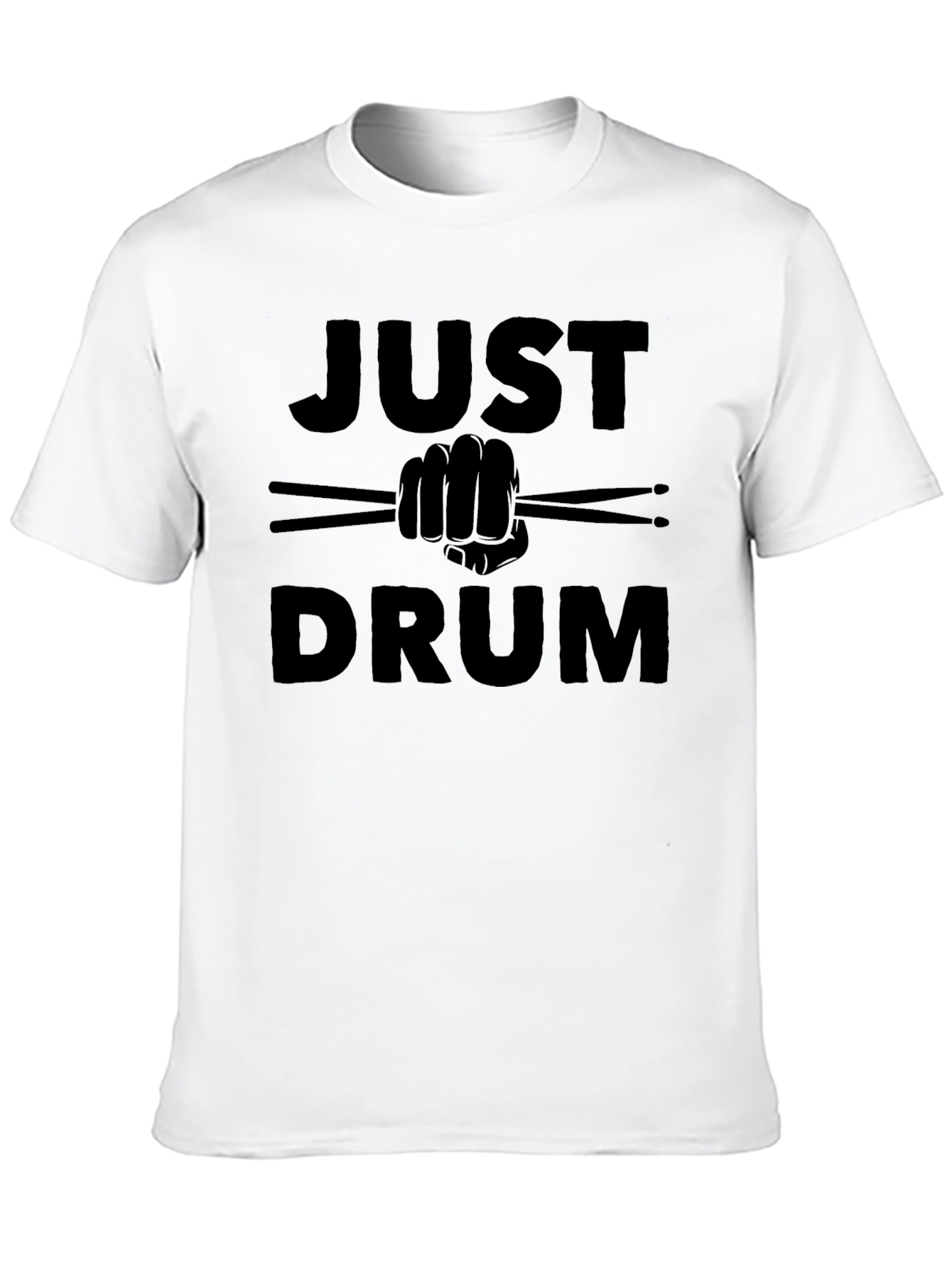 Just Drum - Black Graphic Tee