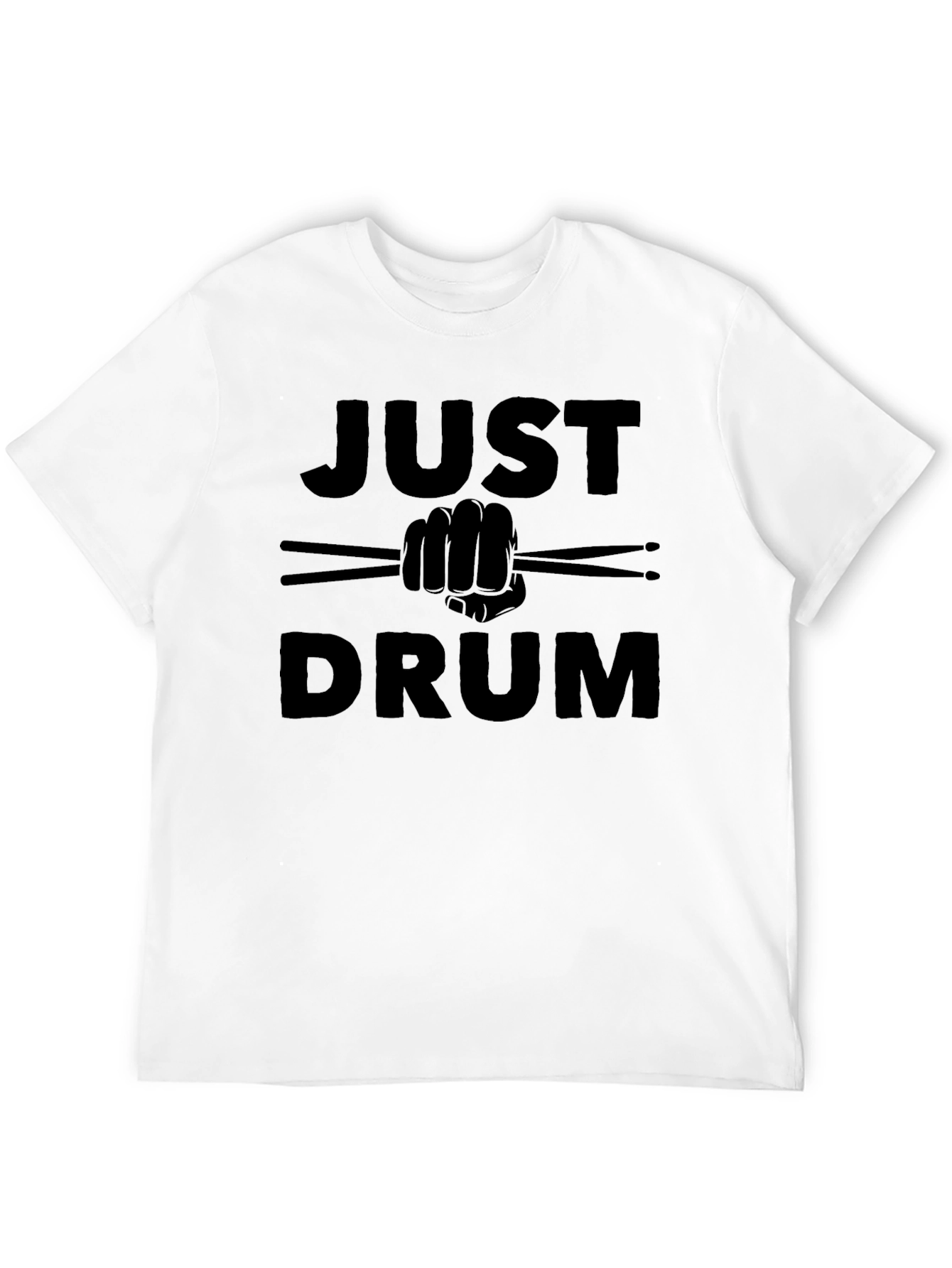 Just Drum - Black Graphic Tee