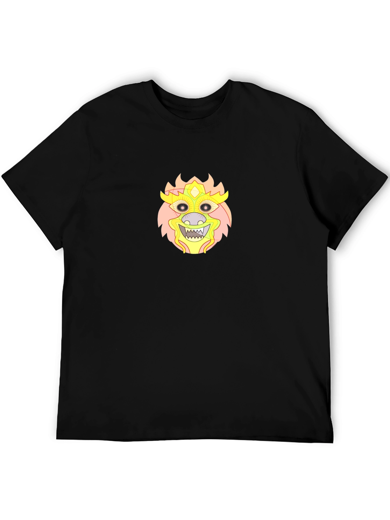 Monster Graphic Tee - Stylish Black T-Shirt
