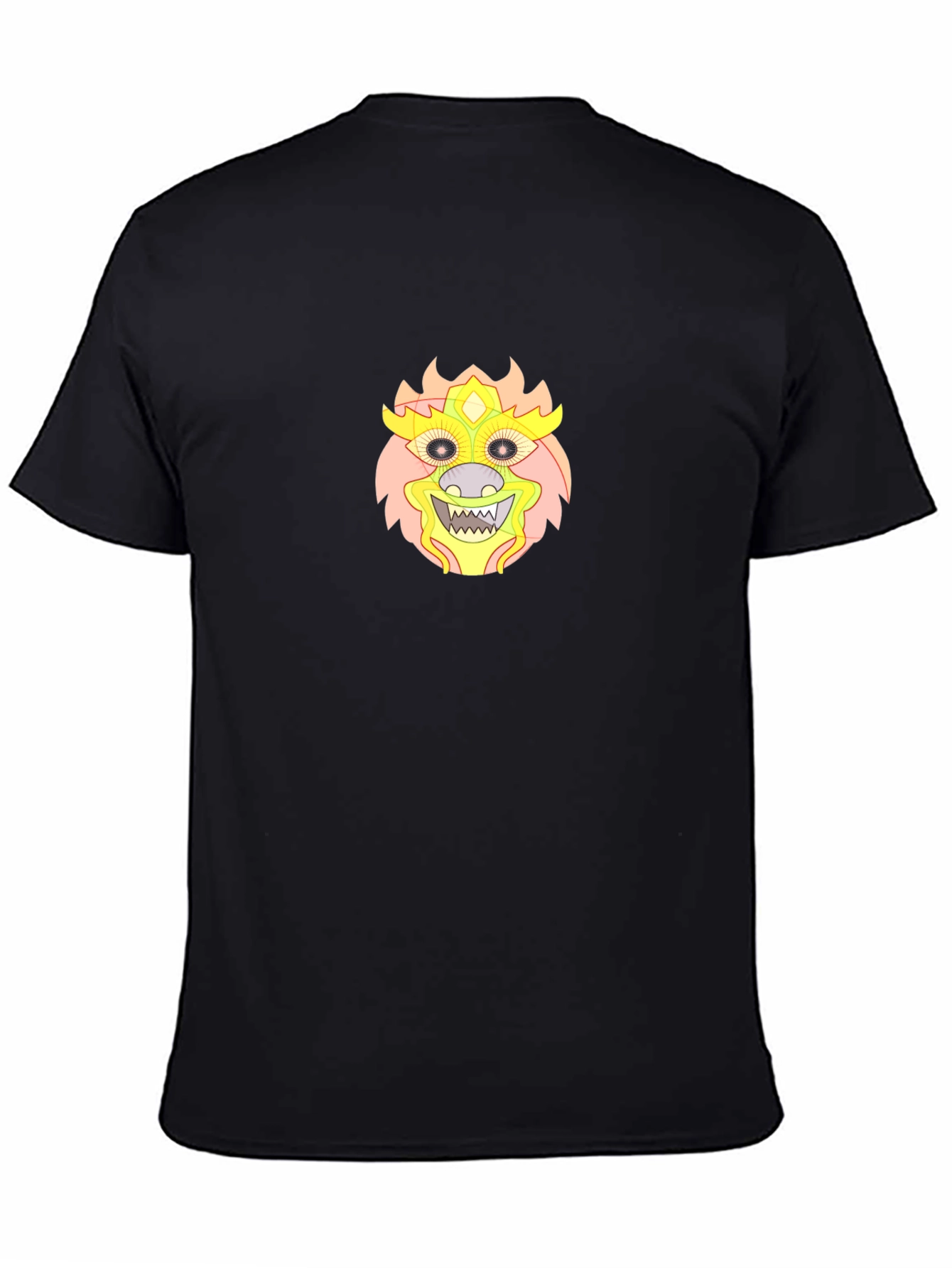 Monster Graphic Tee - Stylish Black T-Shirt