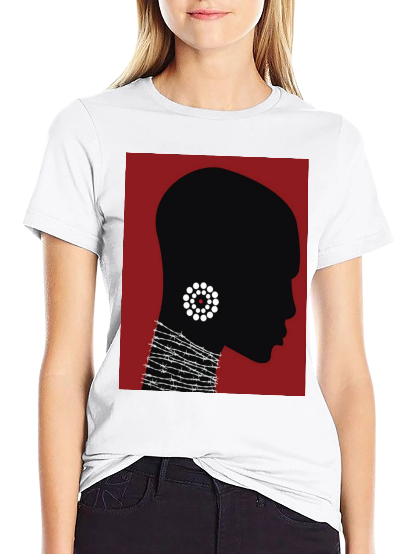 Silhouette Graphic Tee - Modern Art T-Shirt