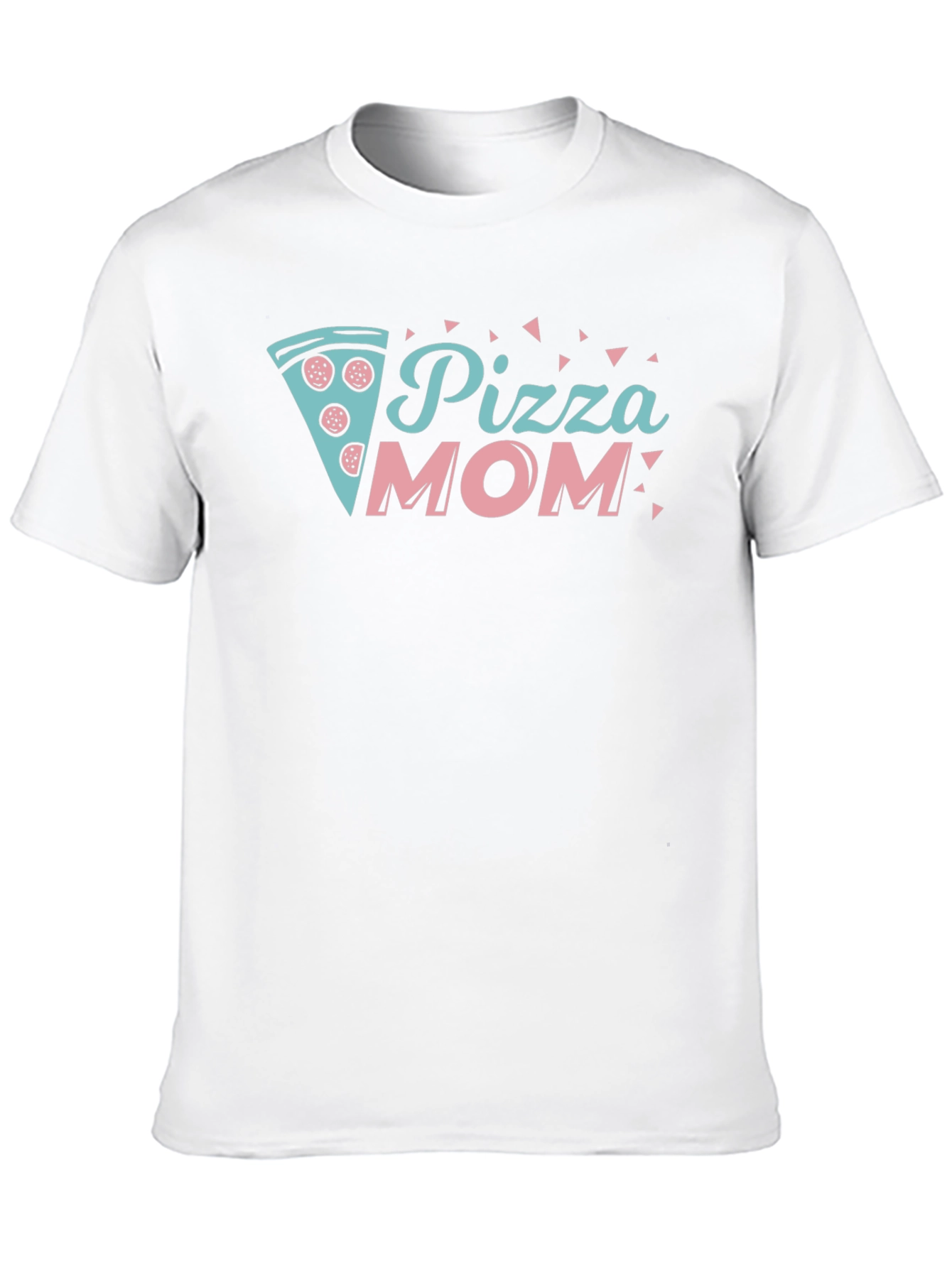 Pizza Mom Graphic T-Shirt - Black Casual Tee