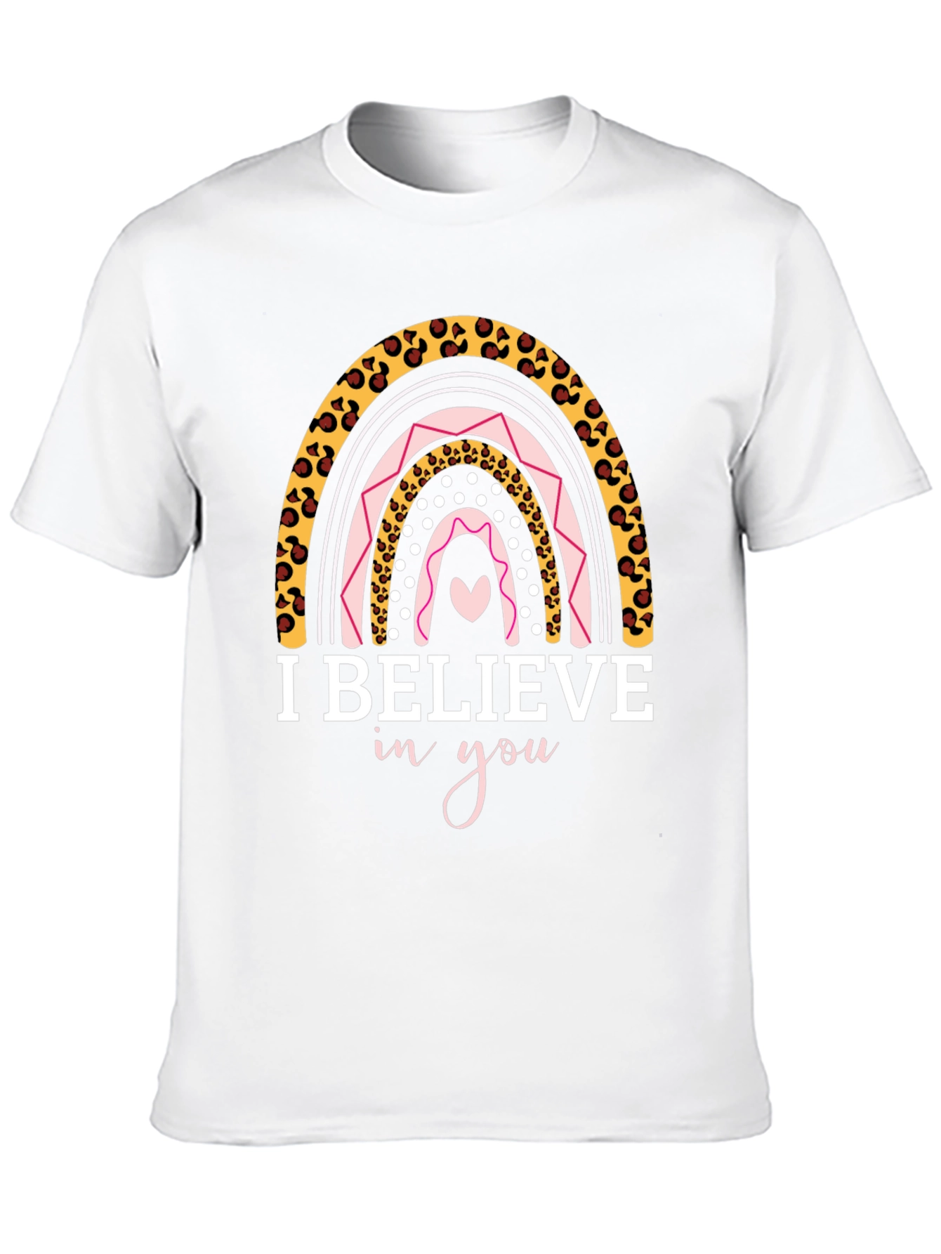 I Believe In You Rainbow Graphic Tee