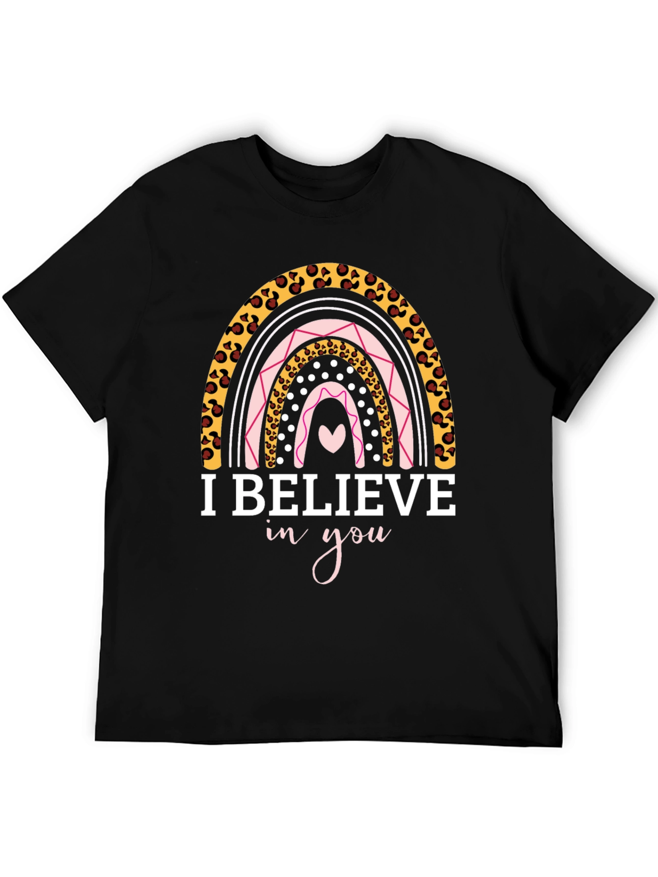 I Believe In You Rainbow Graphic Tee