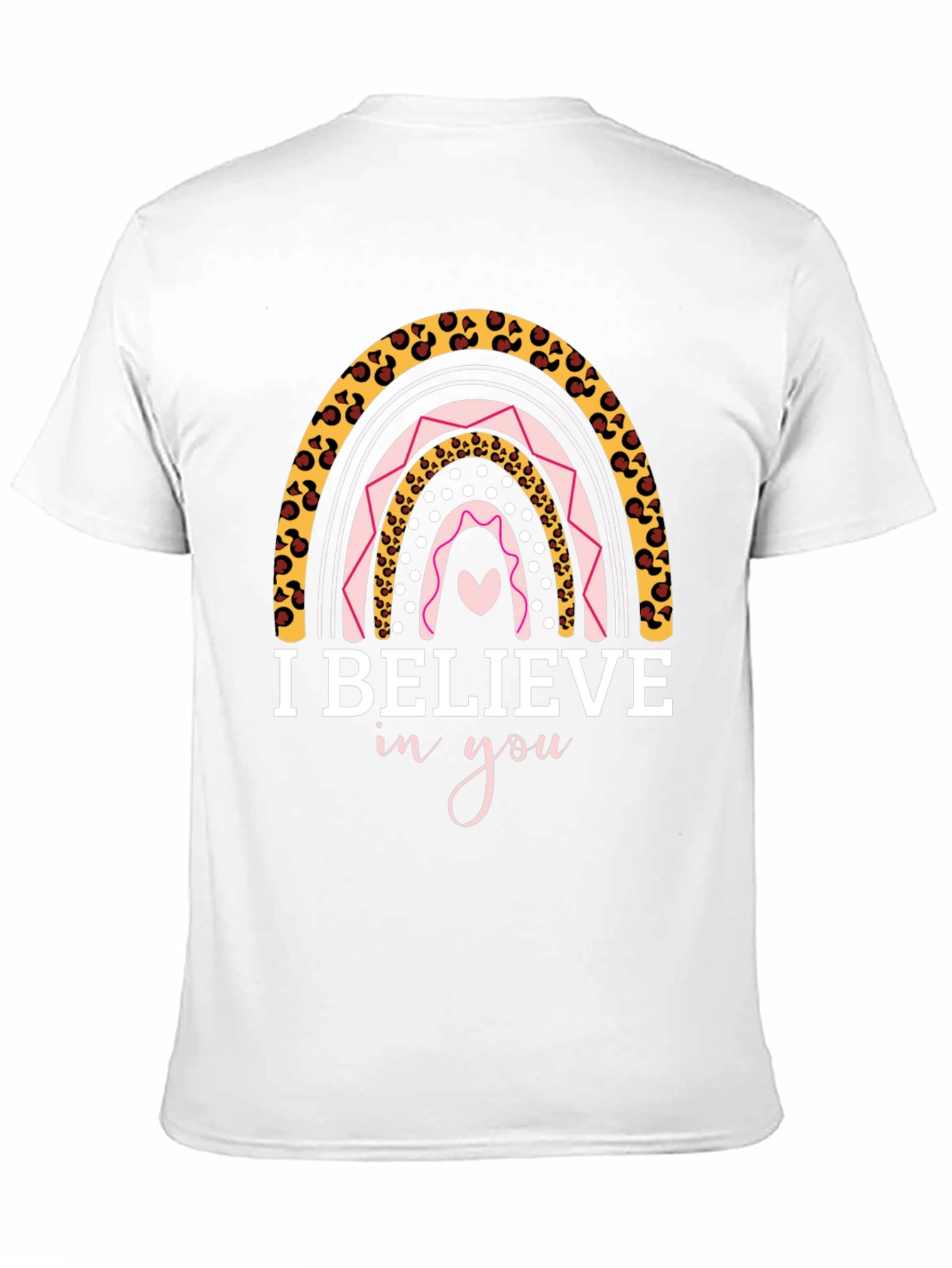 I Believe In You Rainbow Graphic Tee