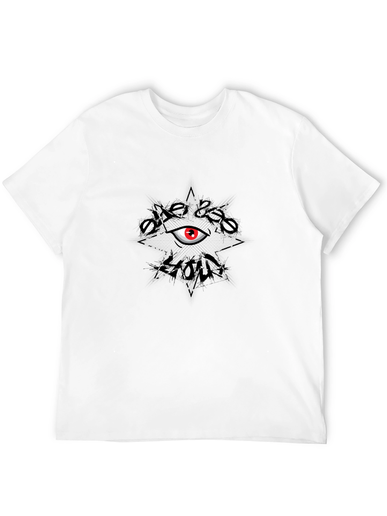 Eye Star Graphic Black T-Shirt