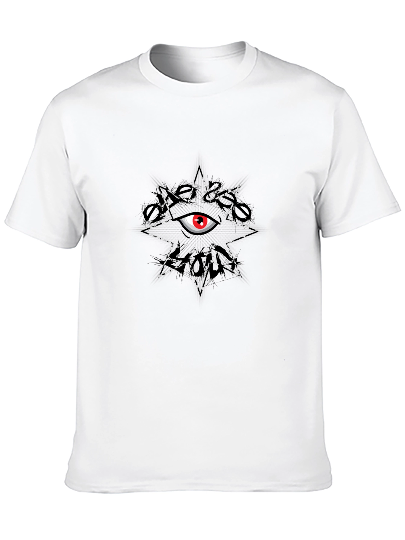 Eye Star Graphic Black T-Shirt