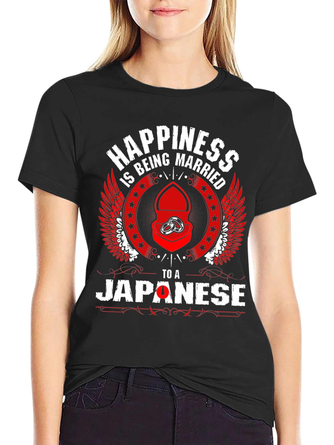 Happiness Being Married to a Japanese T-Shirt