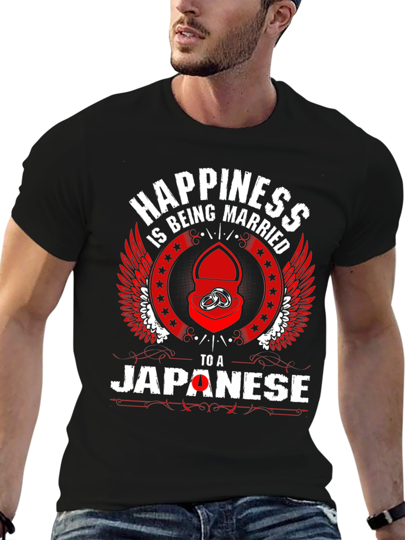 Happiness Being Married to a Japanese T-Shirt