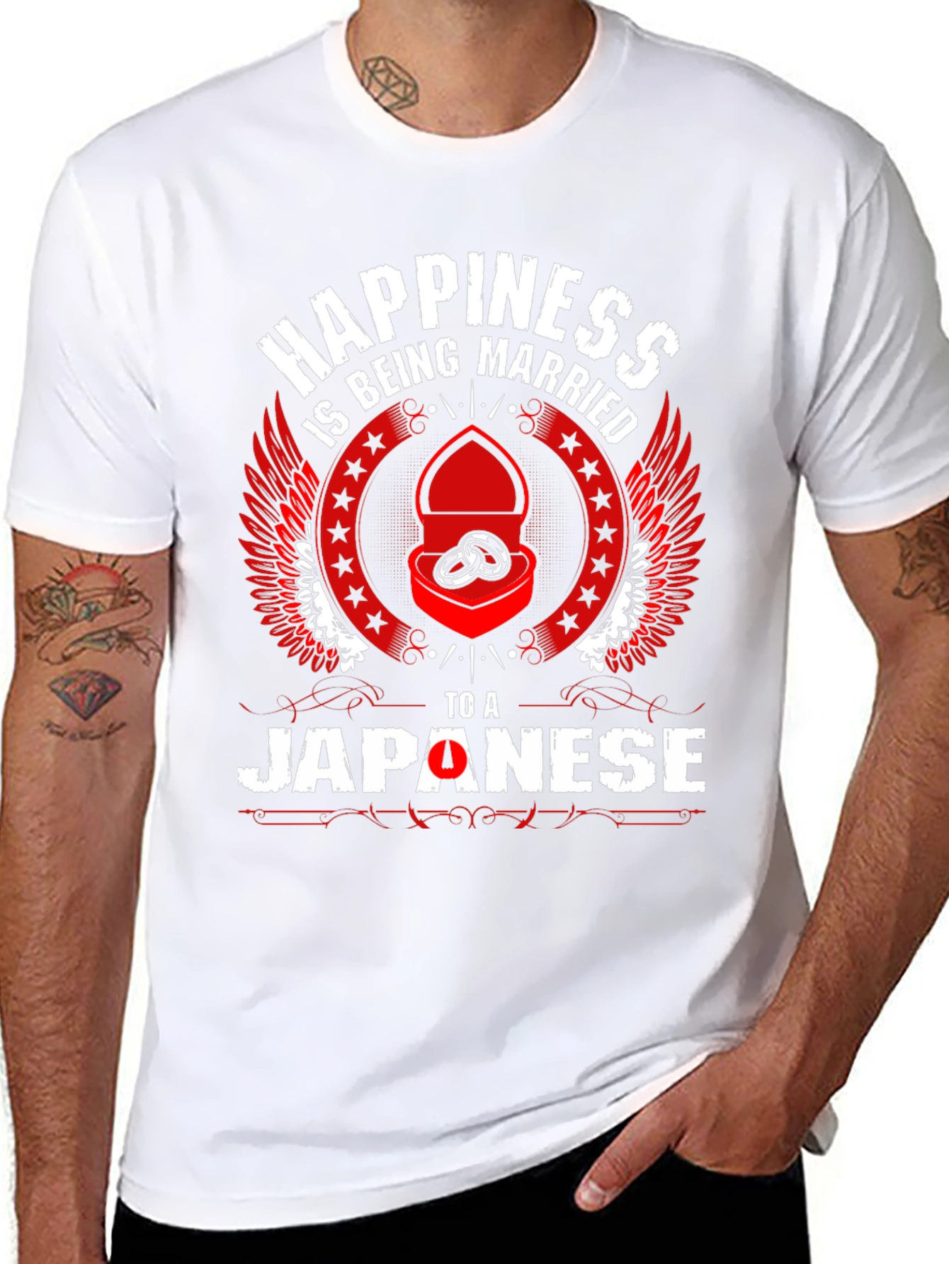 Happiness Being Married to a Japanese T-Shirt