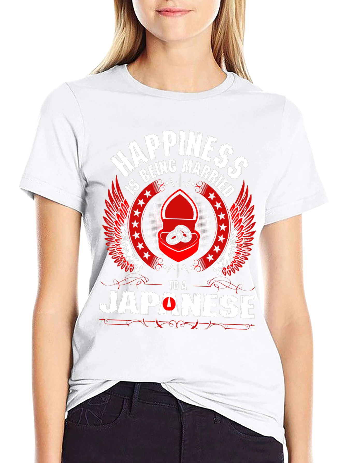 Happiness Being Married to a Japanese T-Shirt