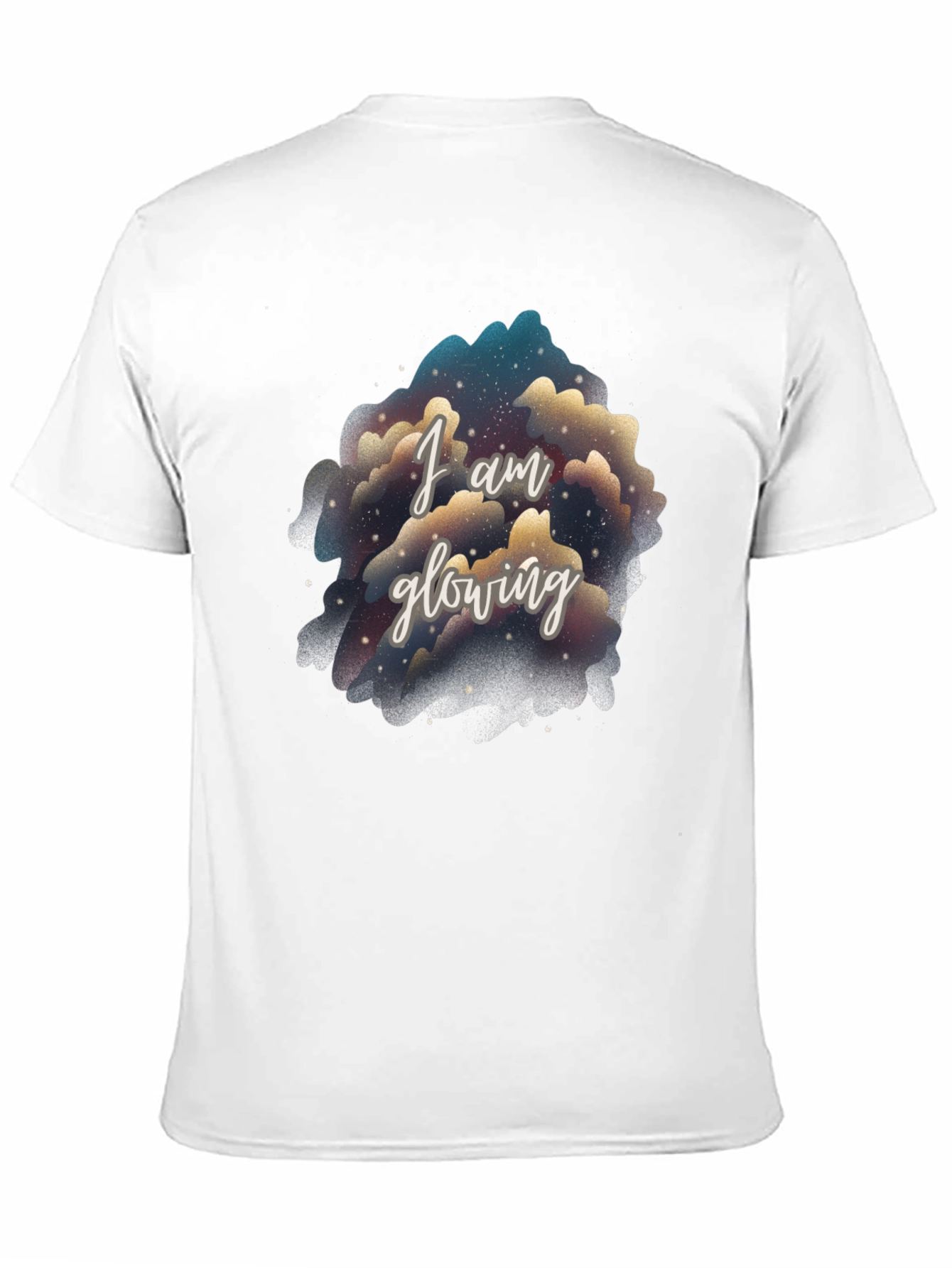 I Am Glowing Graphic Tee - Black