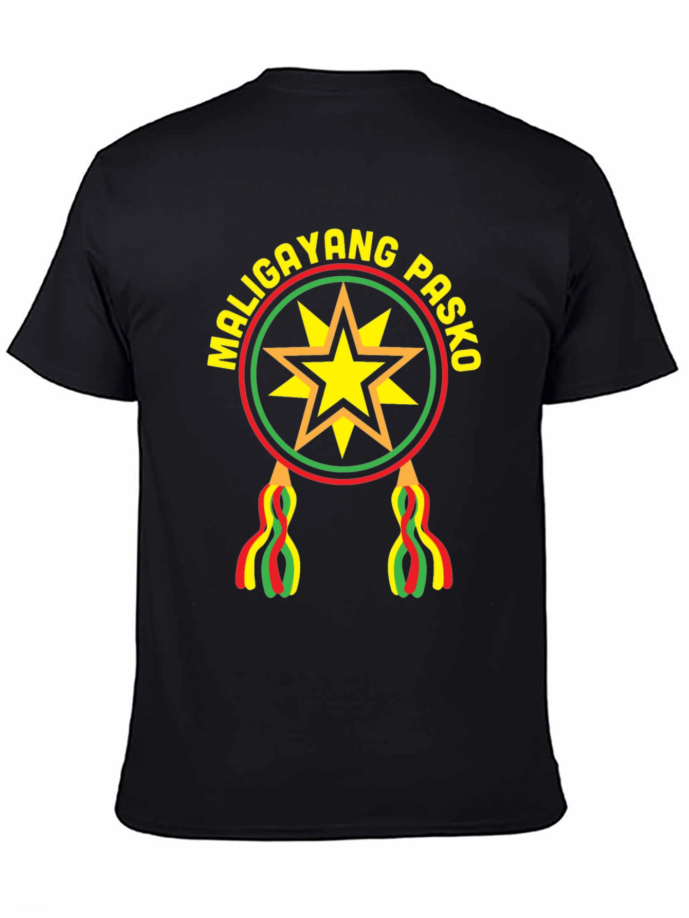 Maligayang Pasko Black T-Shirt