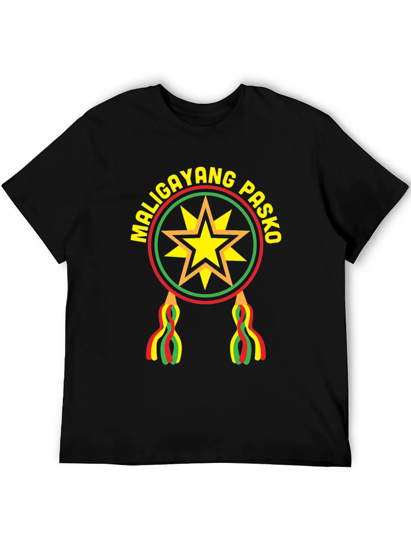 Maligayang Pasko Black T-Shirt