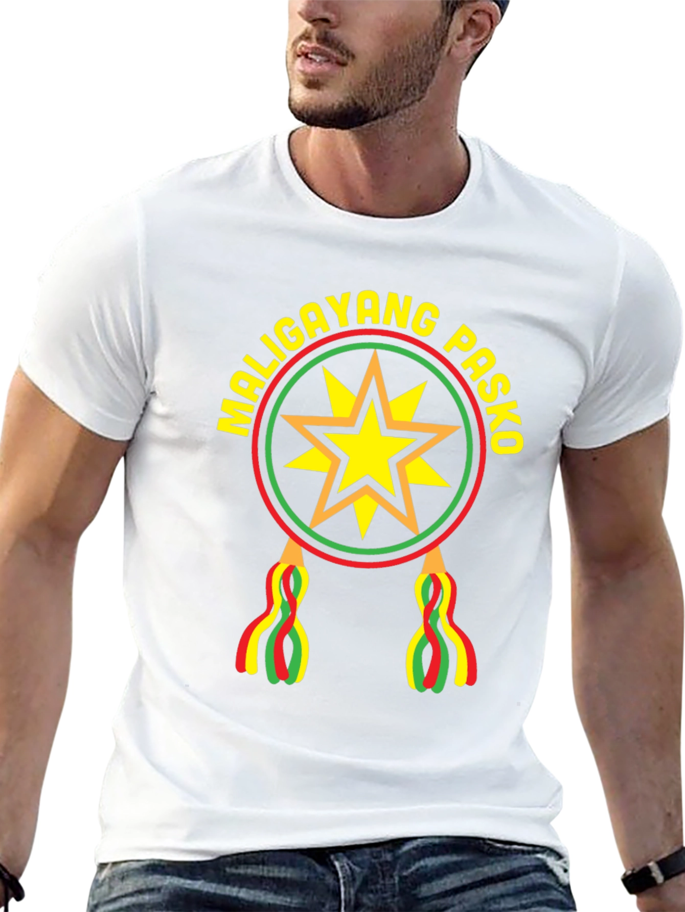 Maligayang Pasko Black T-Shirt