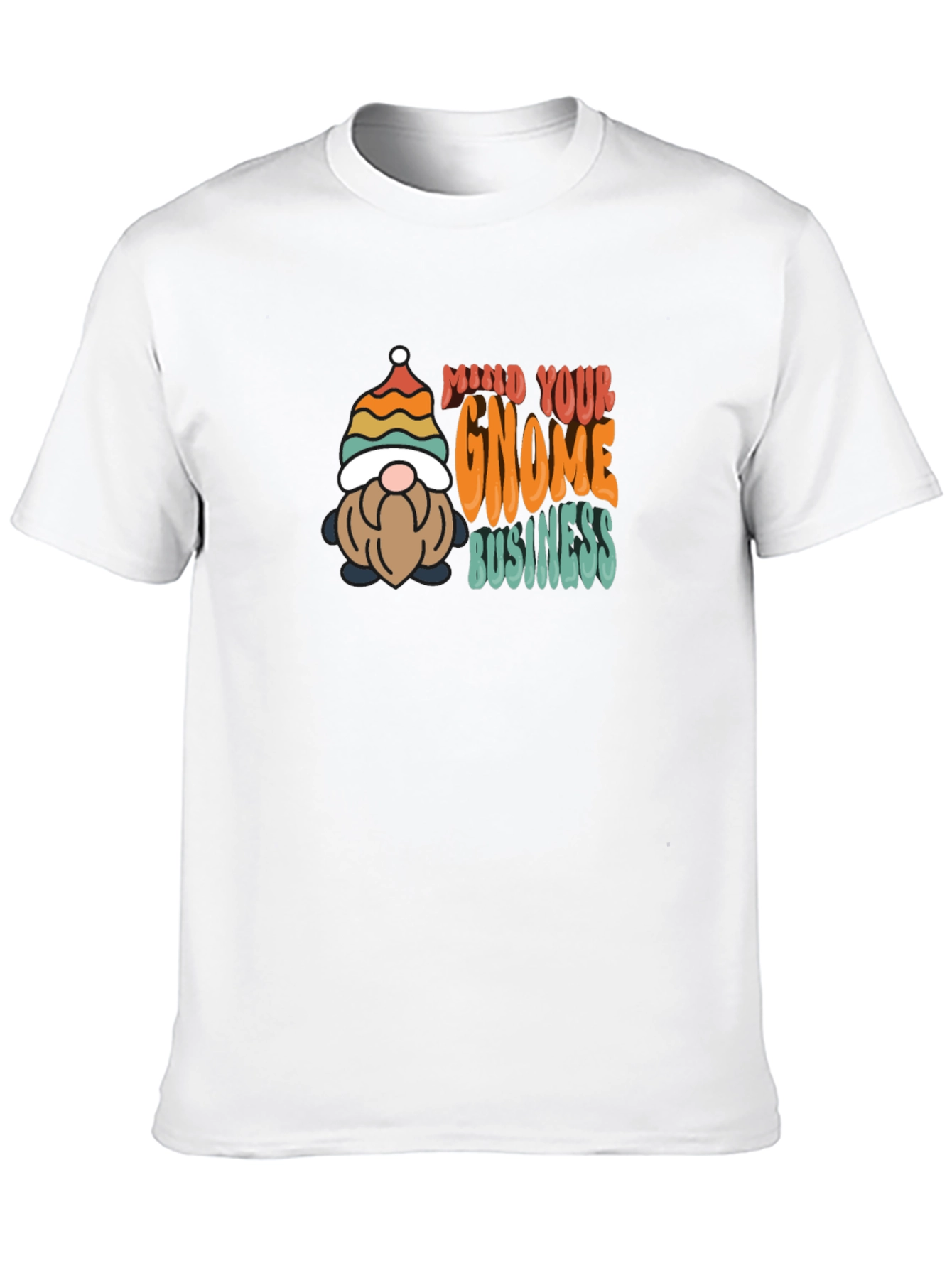 Mind Your Gnome Business Graphic Tee