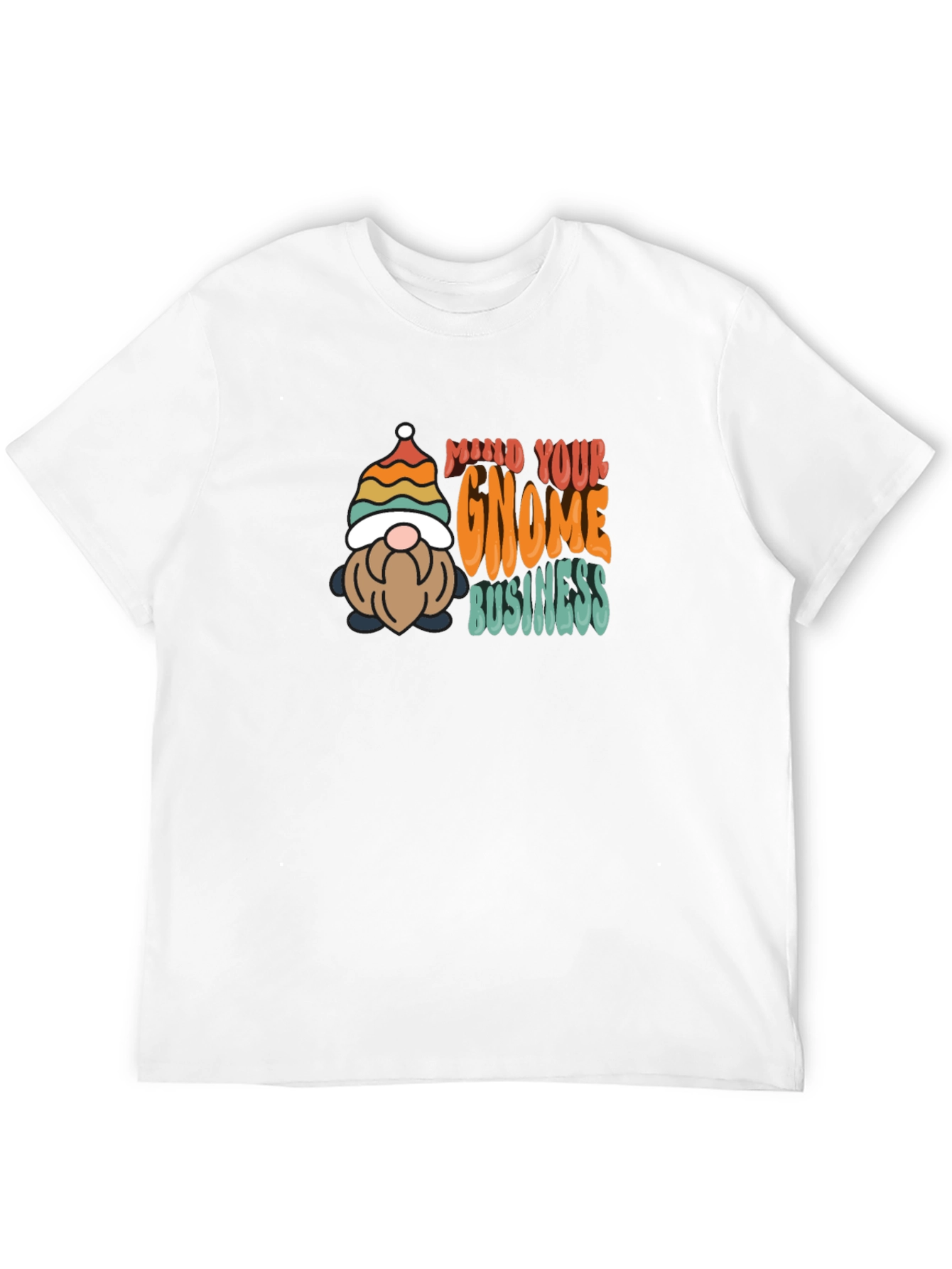 Mind Your Gnome Business Graphic Tee