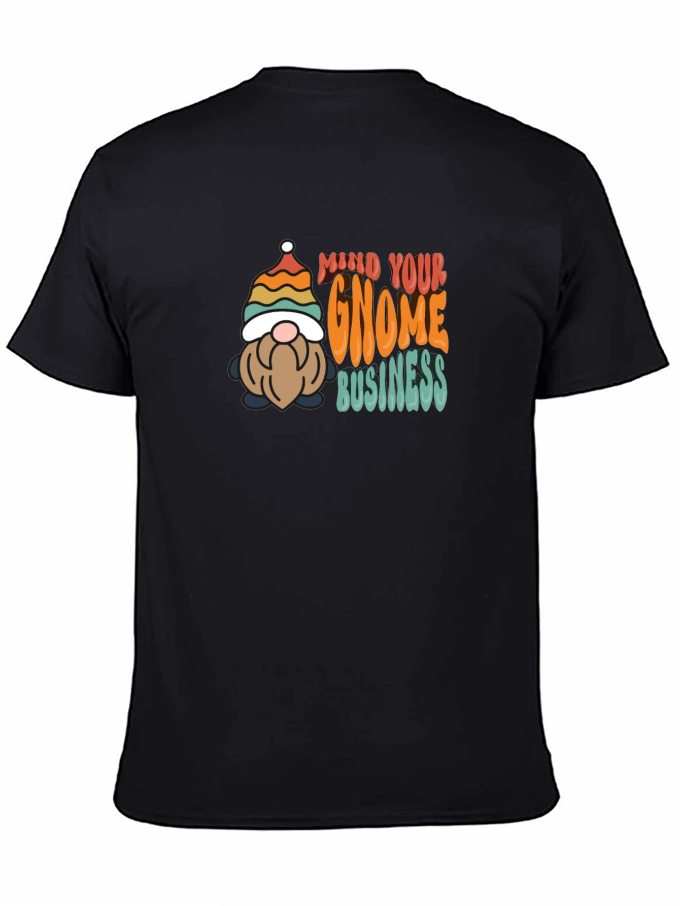 Mind Your Gnome Business Graphic Tee