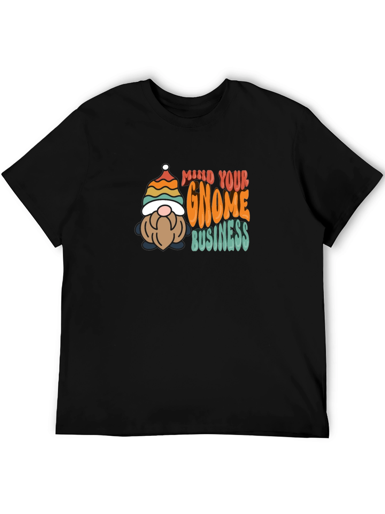Mind Your Gnome Business Graphic Tee