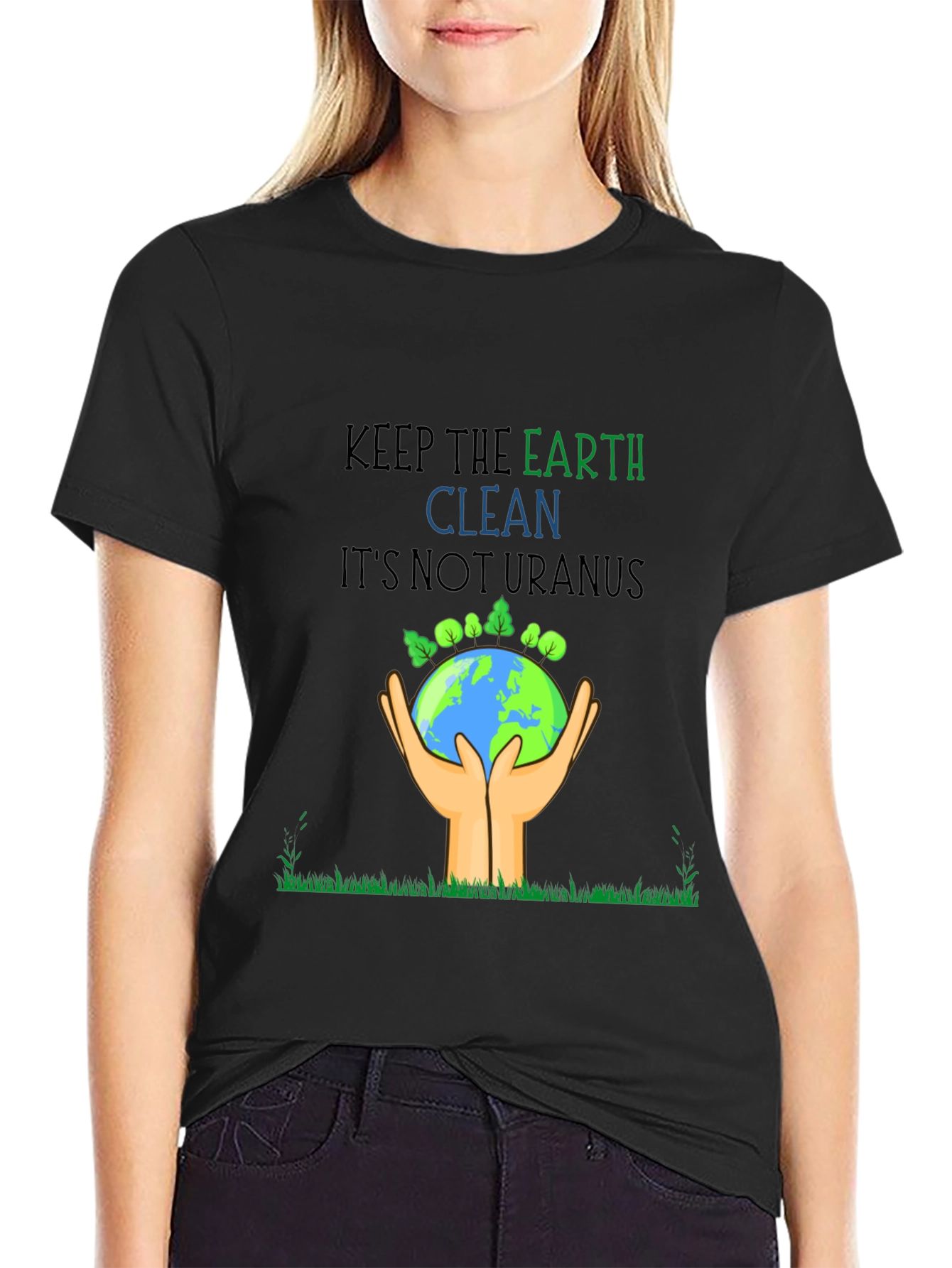 Eco-Friendly Keep Earth Clean Graphic Tee