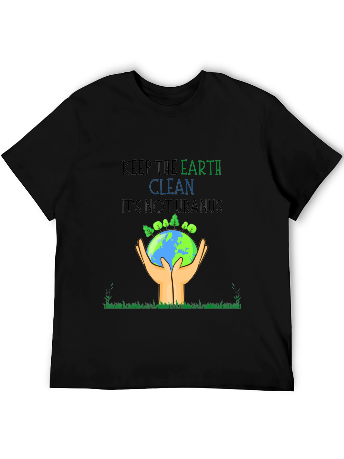 Eco-Friendly Keep Earth Clean Graphic Tee
