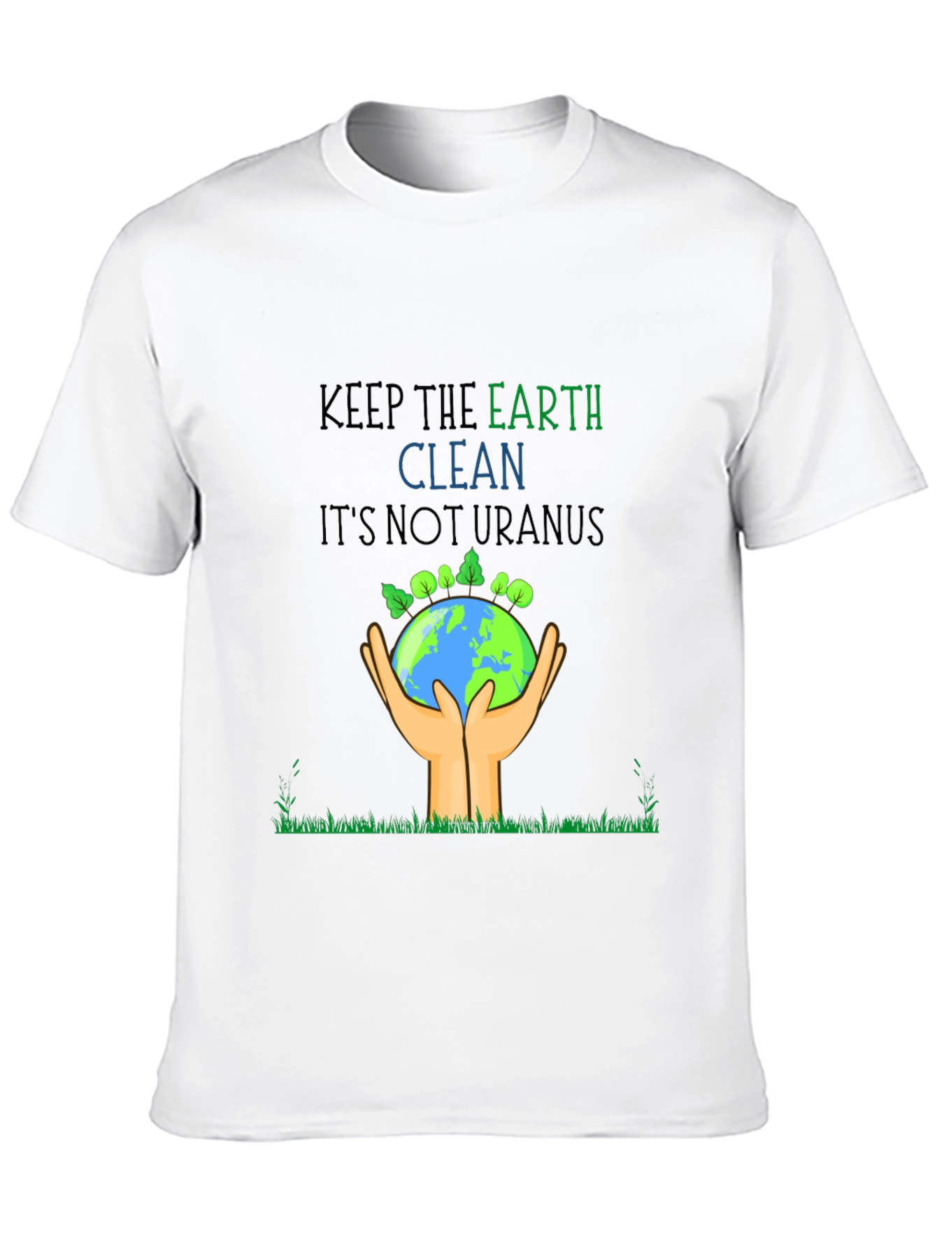 Eco-Friendly Keep Earth Clean Graphic Tee