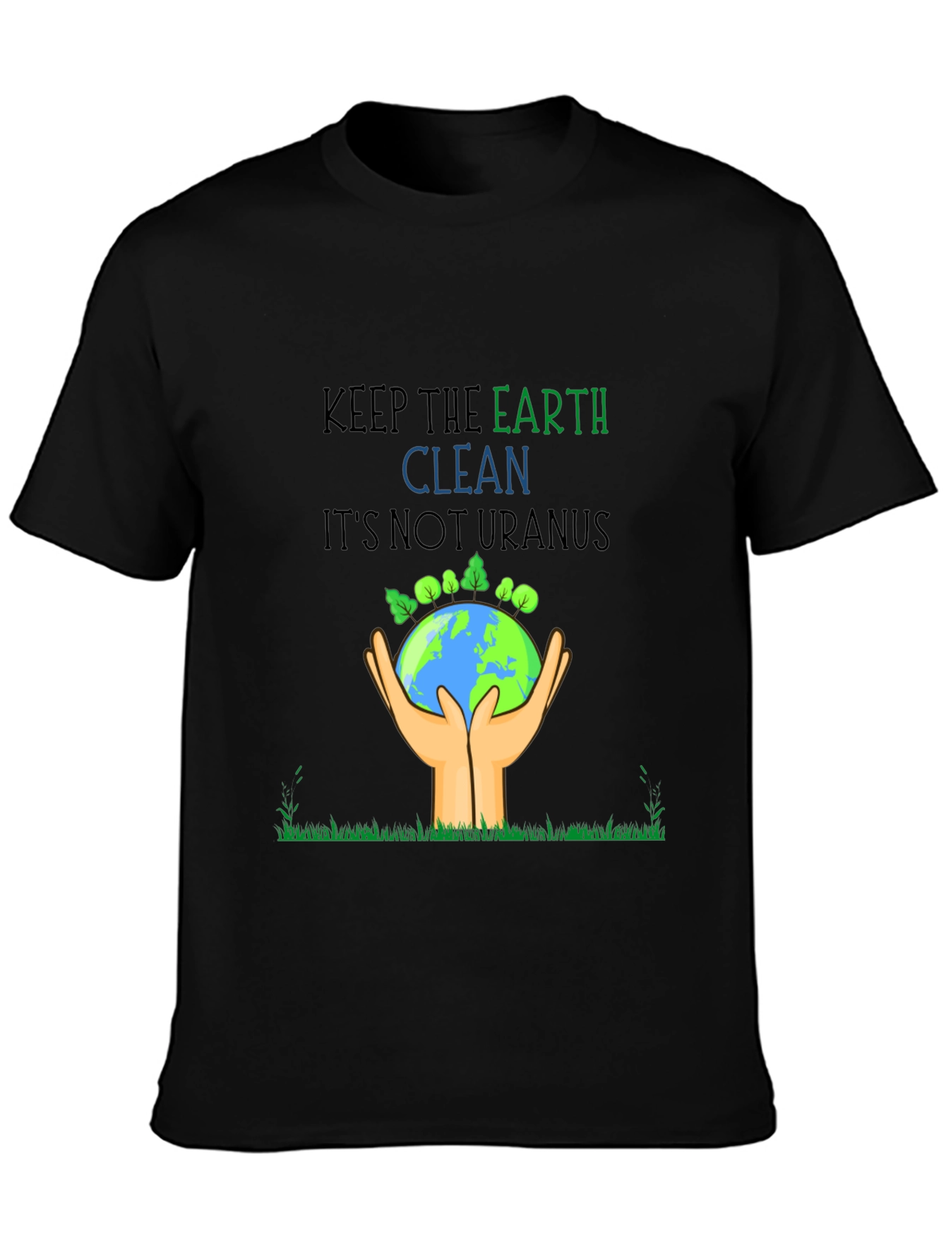 Eco-Friendly Keep Earth Clean Graphic Tee