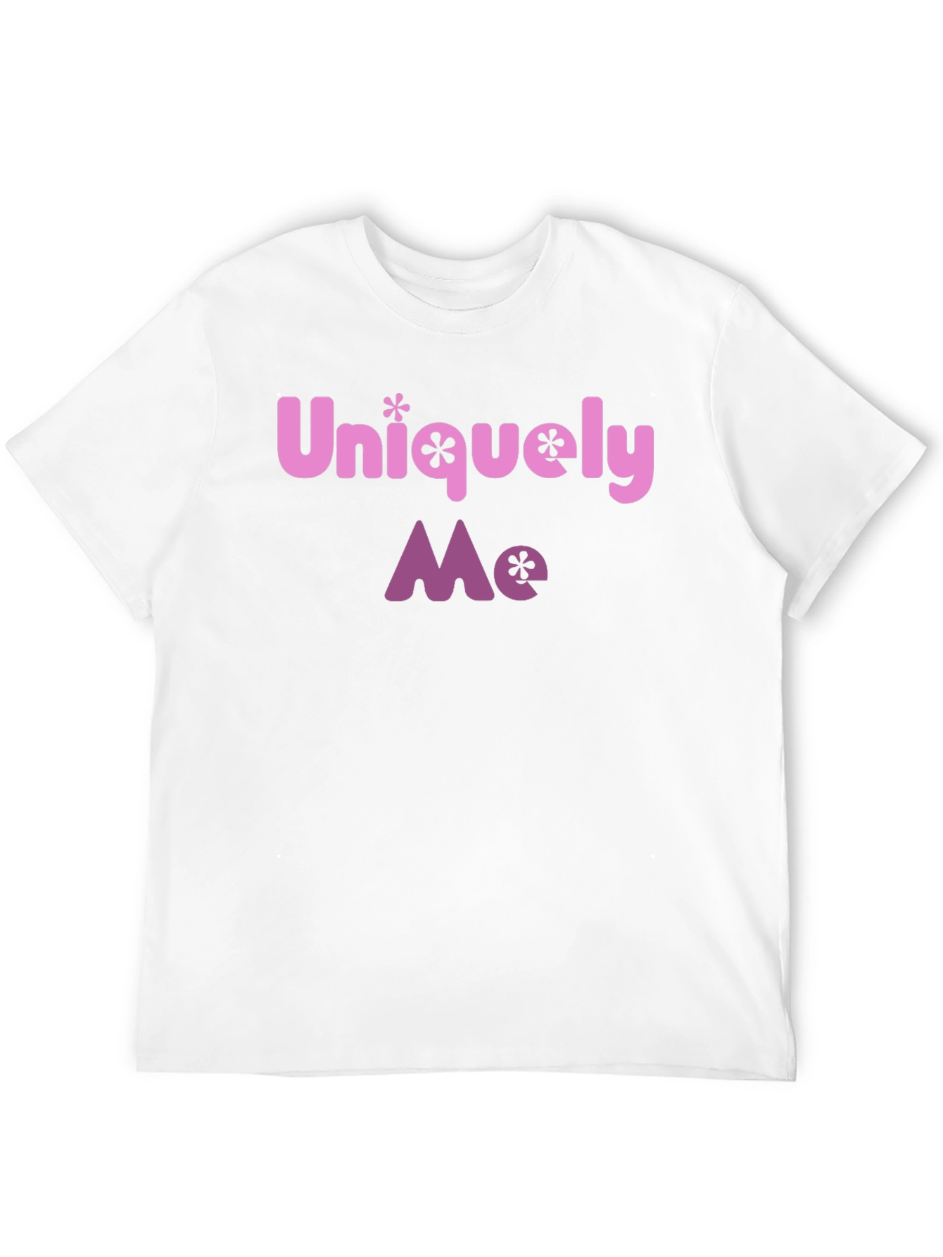 Uniquely Me Graphic Tee - Black Casual T-Shirt