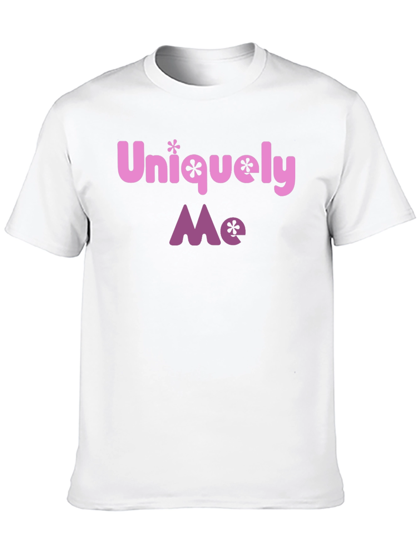 Uniquely Me Graphic Tee - Black Casual T-Shirt