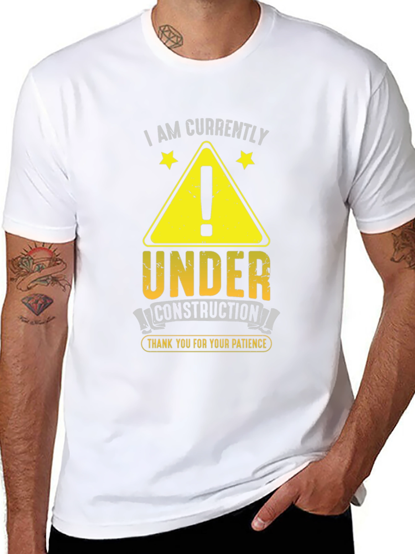 Under Construction Graphic T-Shirt