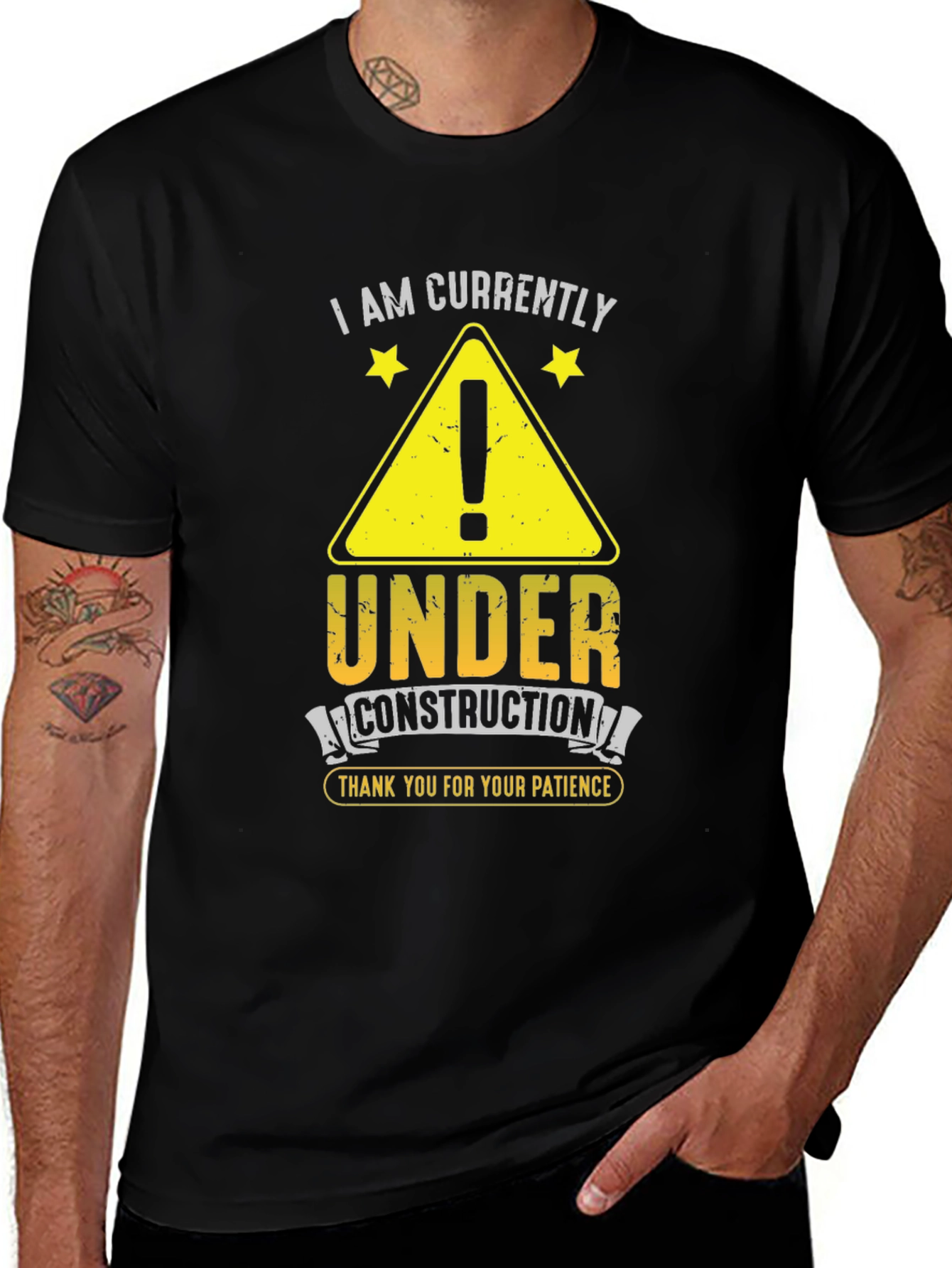 Under Construction Graphic T-Shirt
