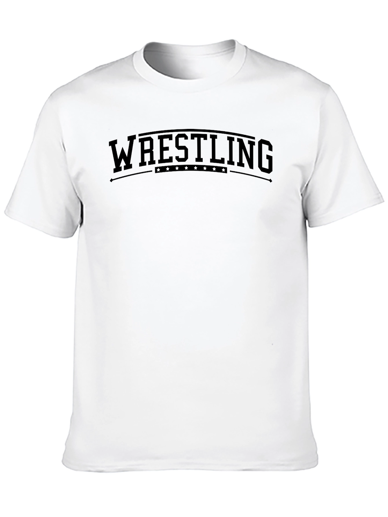 Wrestling Graphic Black T-Shirt