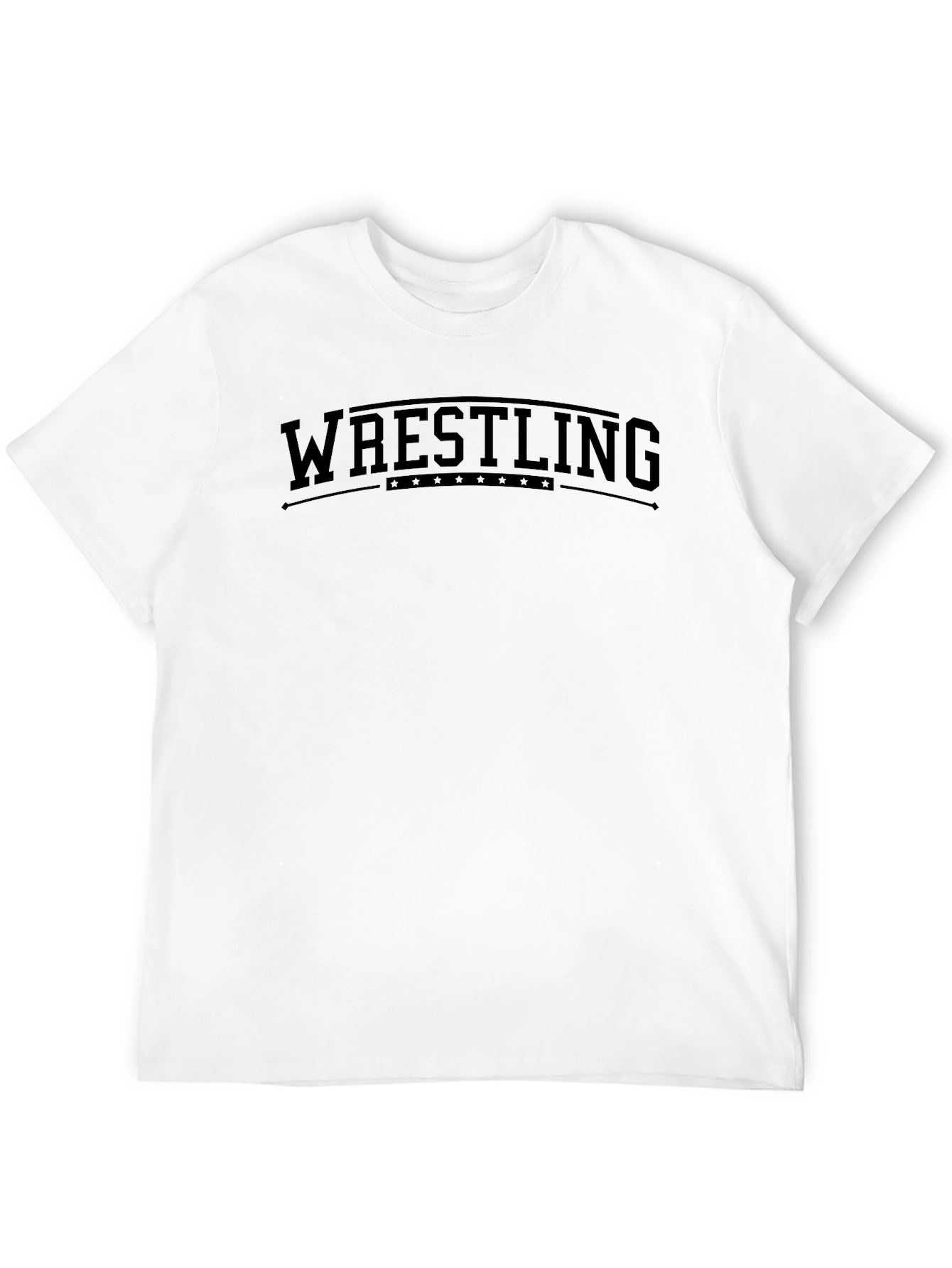 Wrestling Graphic Black T-Shirt