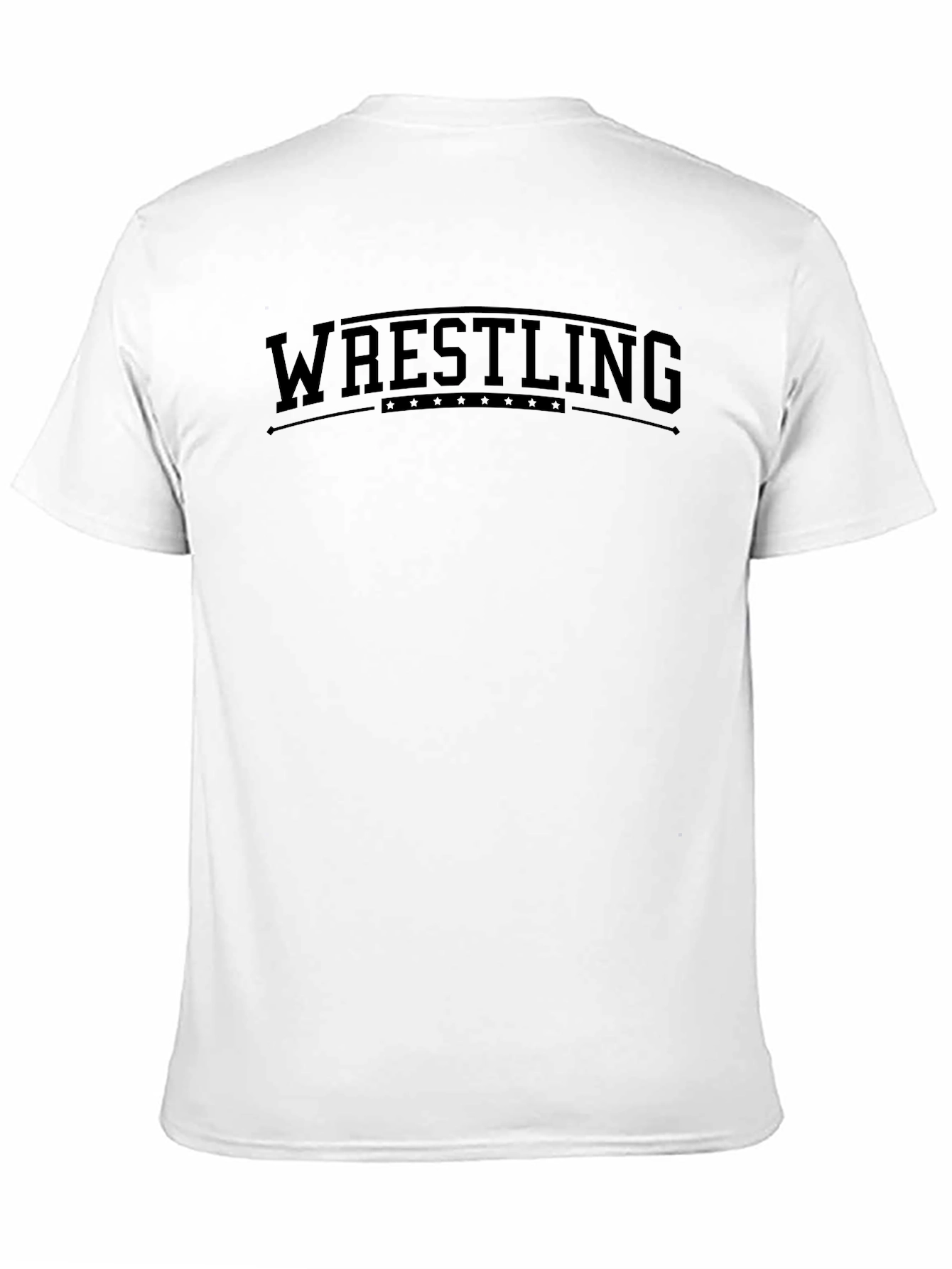 Wrestling Graphic Black T-Shirt
