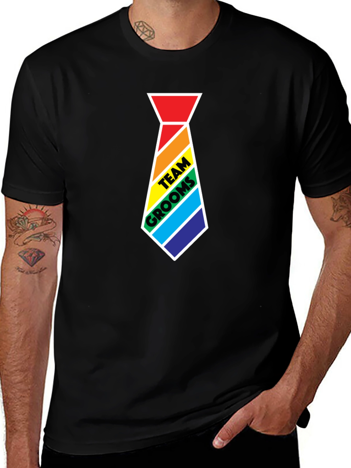 Team Groom Tie T-Shirt