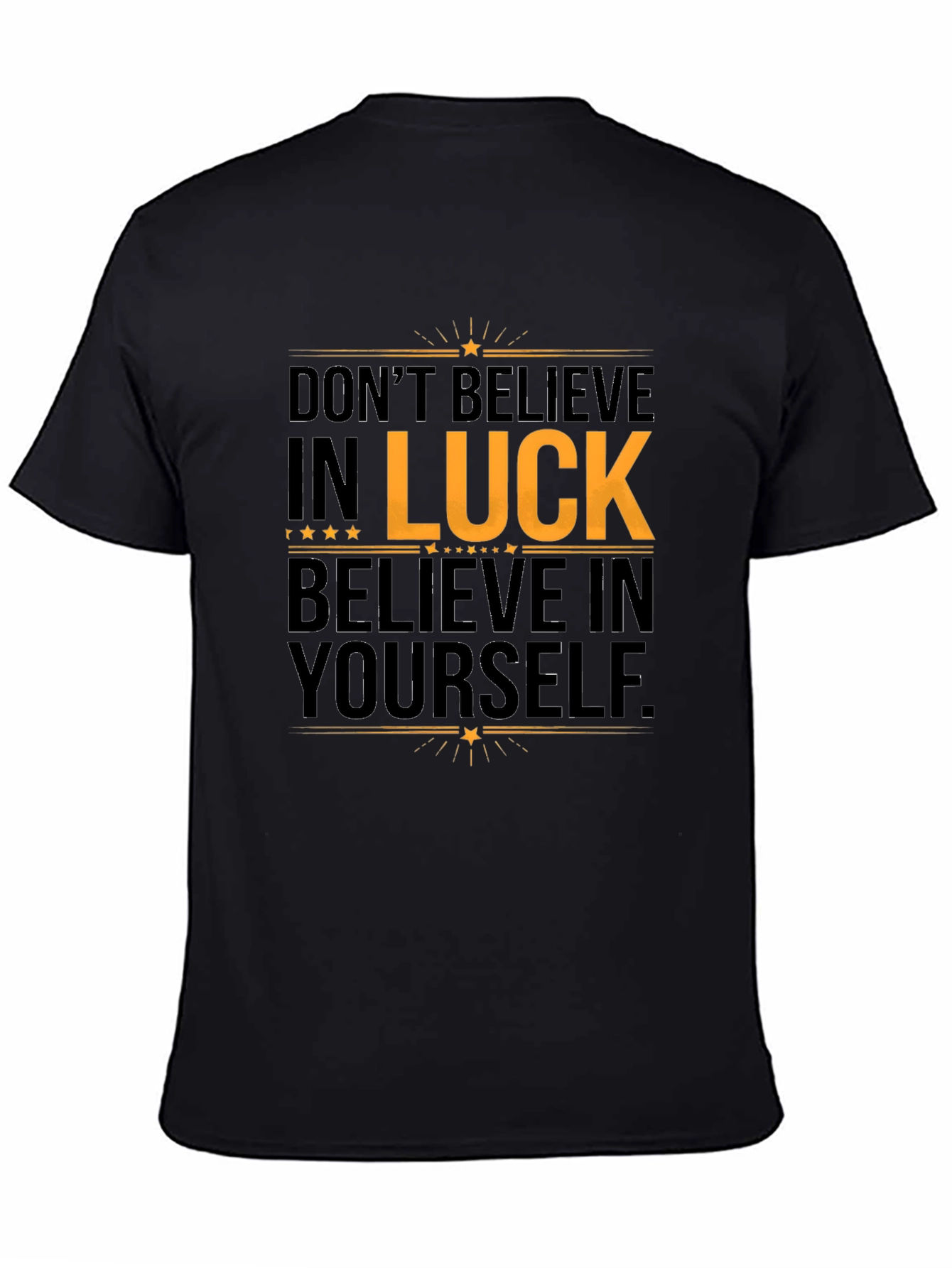 Believe in Yourself Graphic Tee - Black