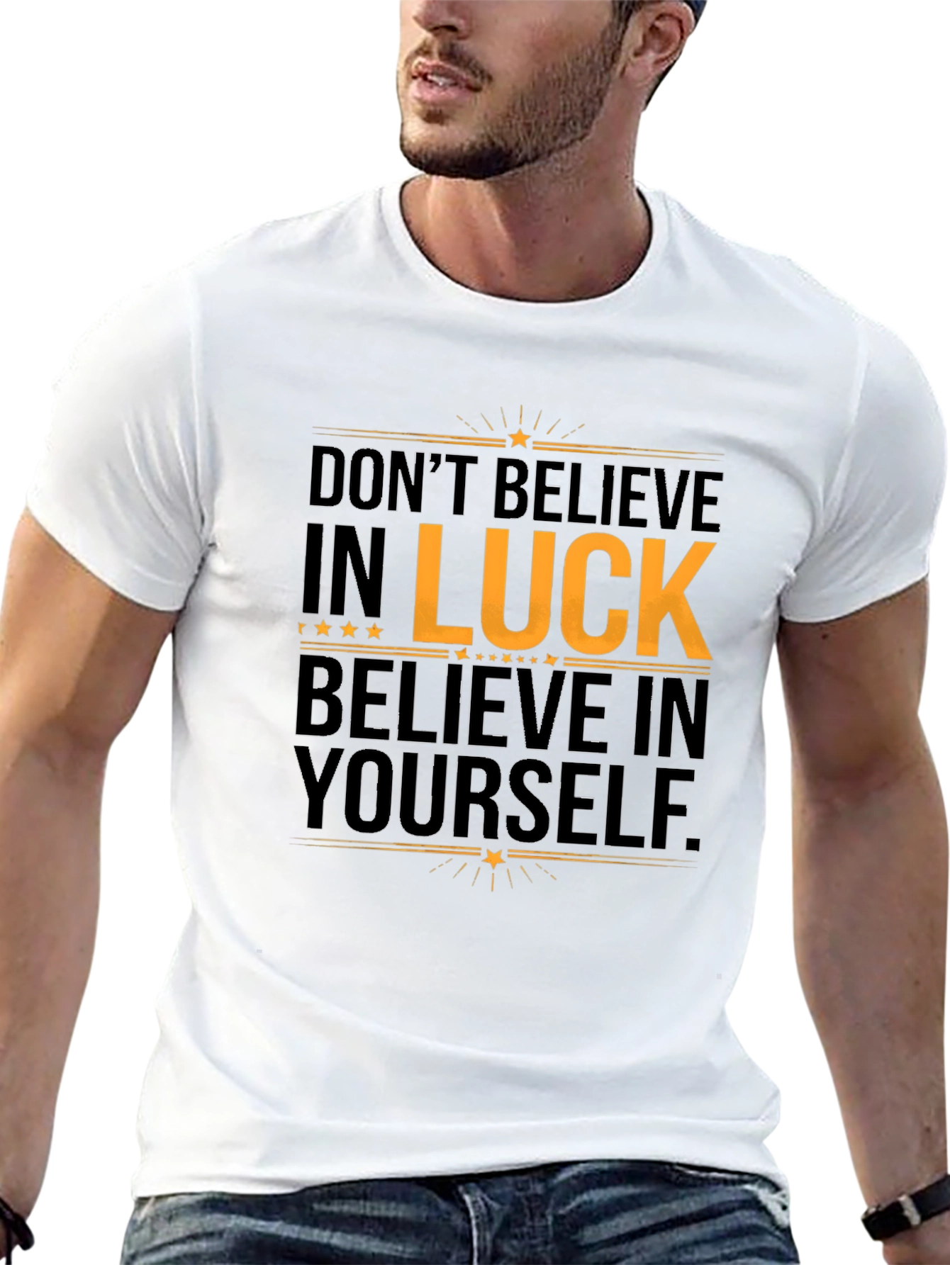 Believe in Yourself Graphic Tee - Black