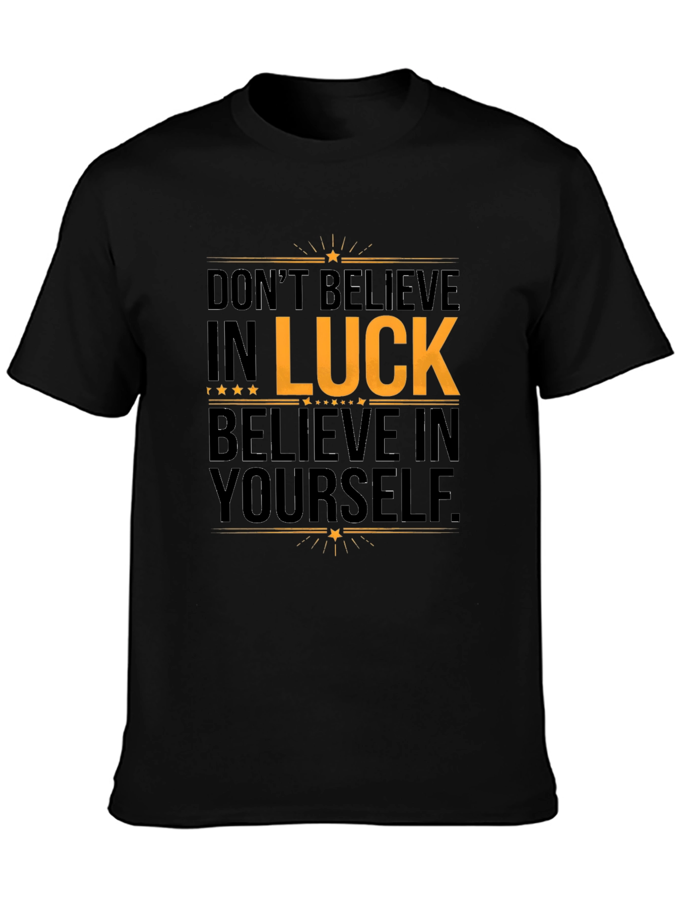 Believe in Yourself Graphic Tee - Black