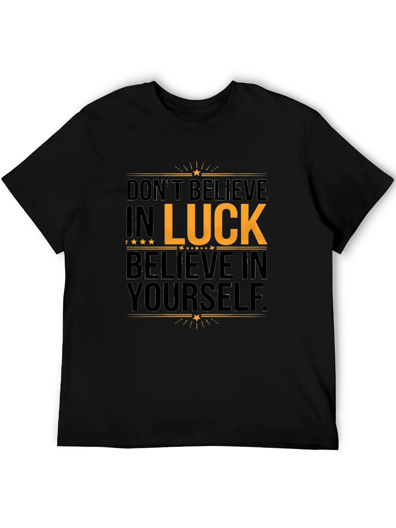 Believe in Yourself Graphic Tee - Black