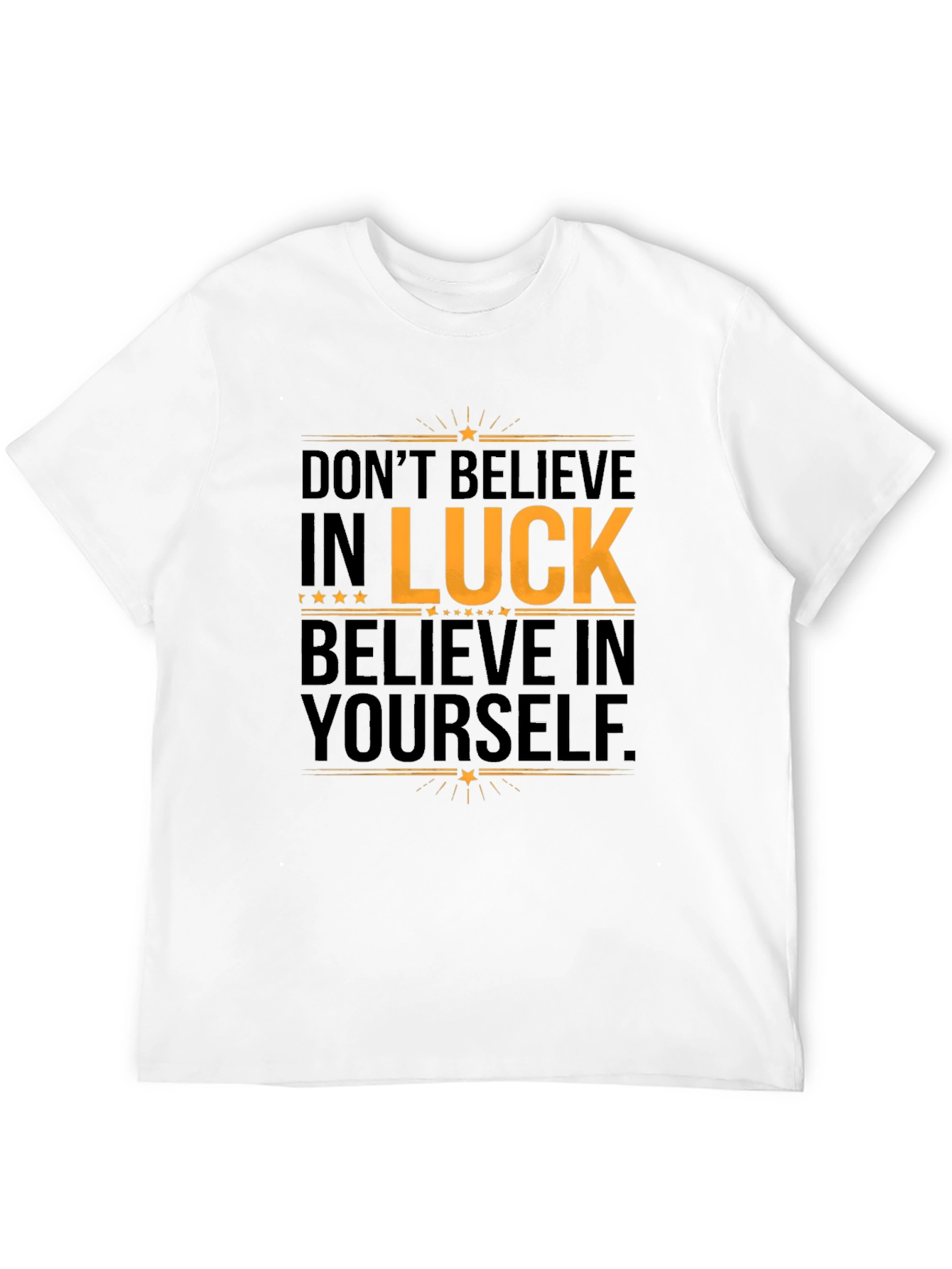 Believe in Yourself Graphic Tee - Black