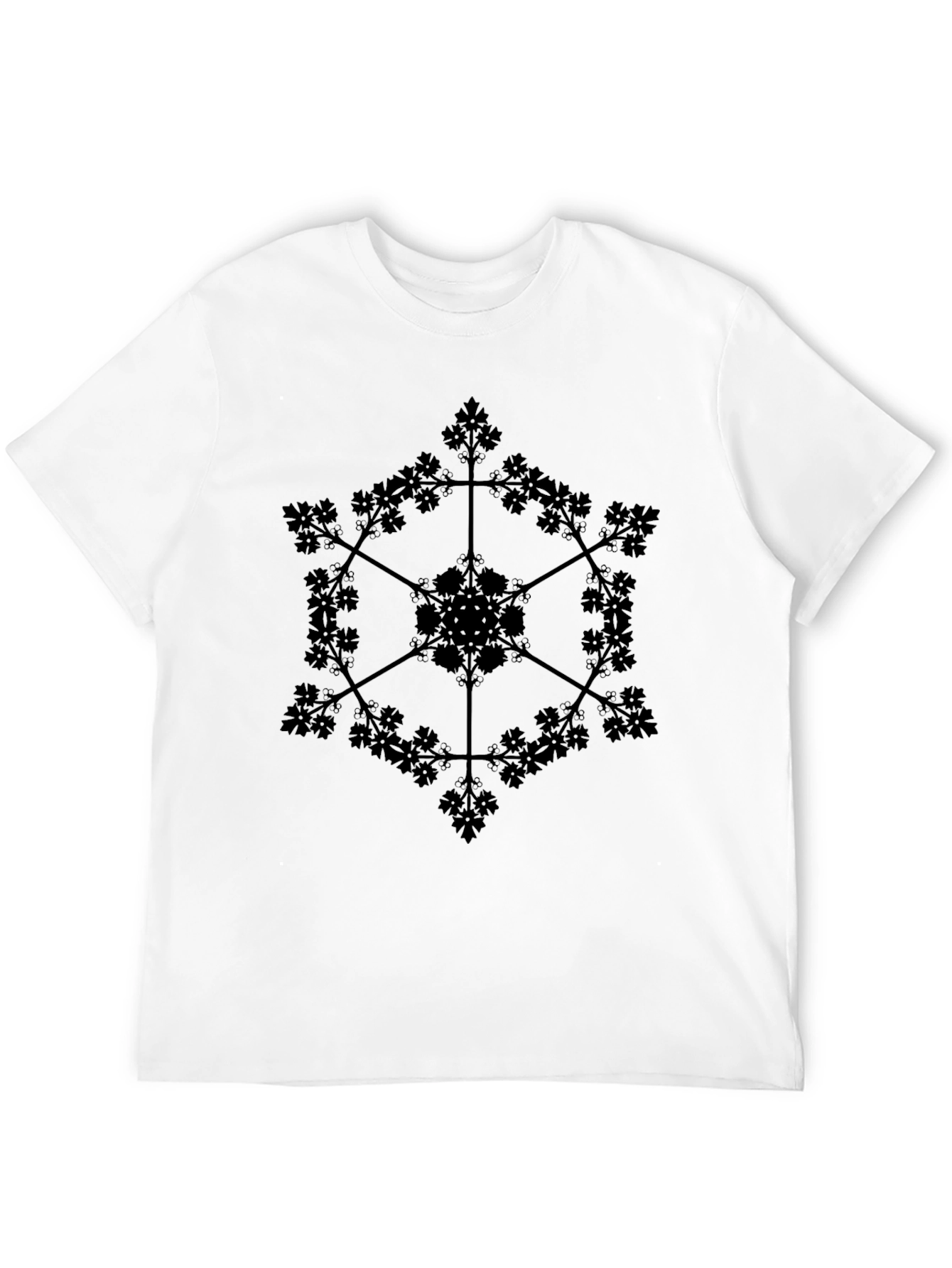 Gothic Snowflake Black T-Shirt