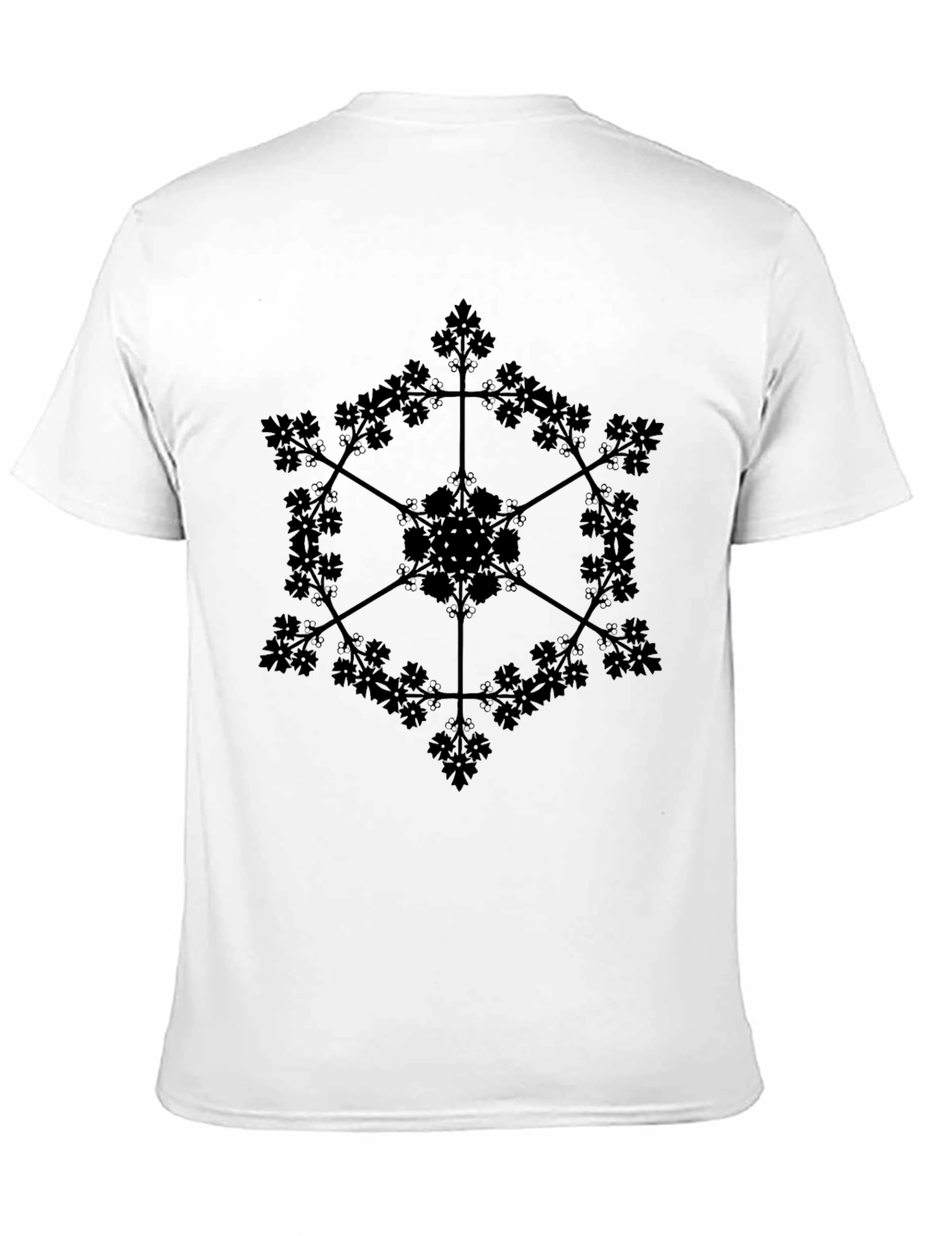 Gothic Snowflake Black T-Shirt
